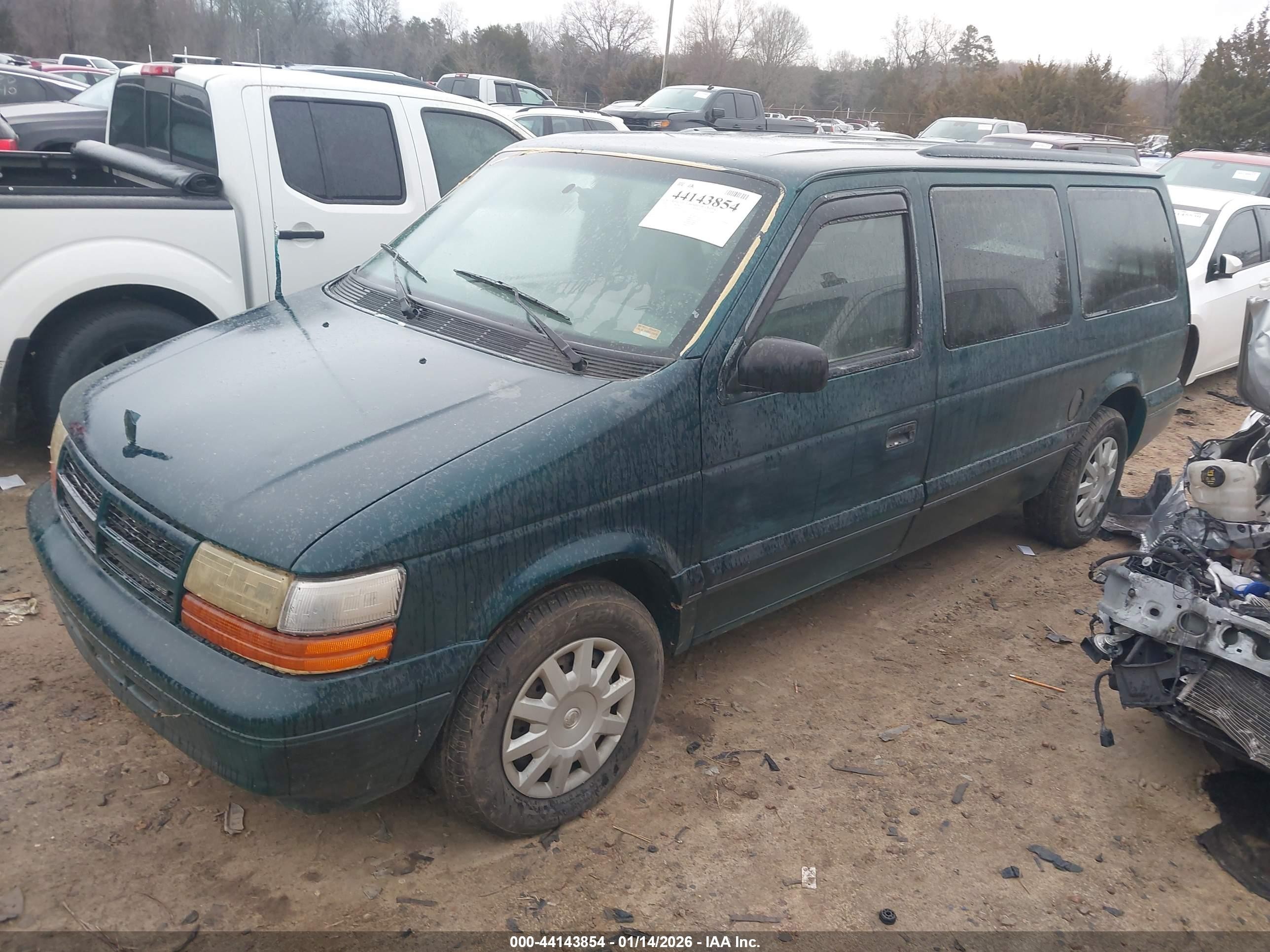 1995 Dodge Grand Caravan Se Green vin: 1B4GH44R1SX587940