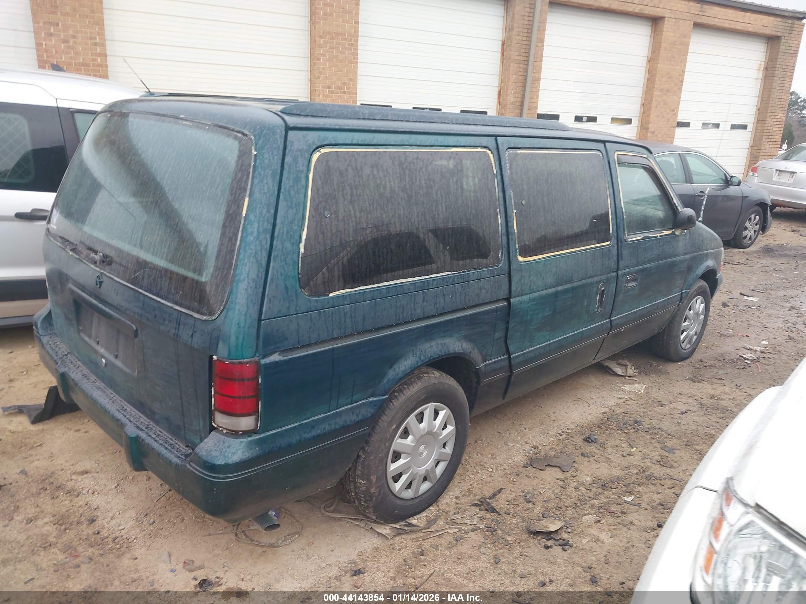 1995 Dodge Grand Caravan Se Green vin: 1B4GH44R1SX587940