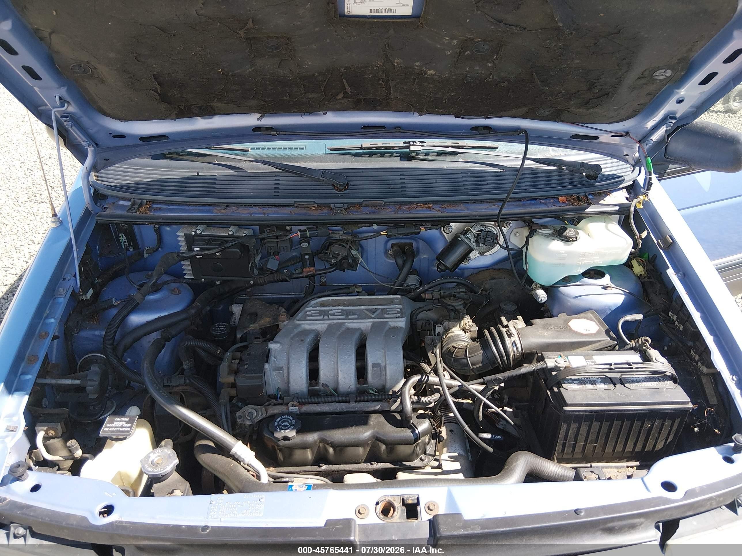 1993 Dodge Grand Caravan Le/es Purple vin: 1B4GH54R0PX534238