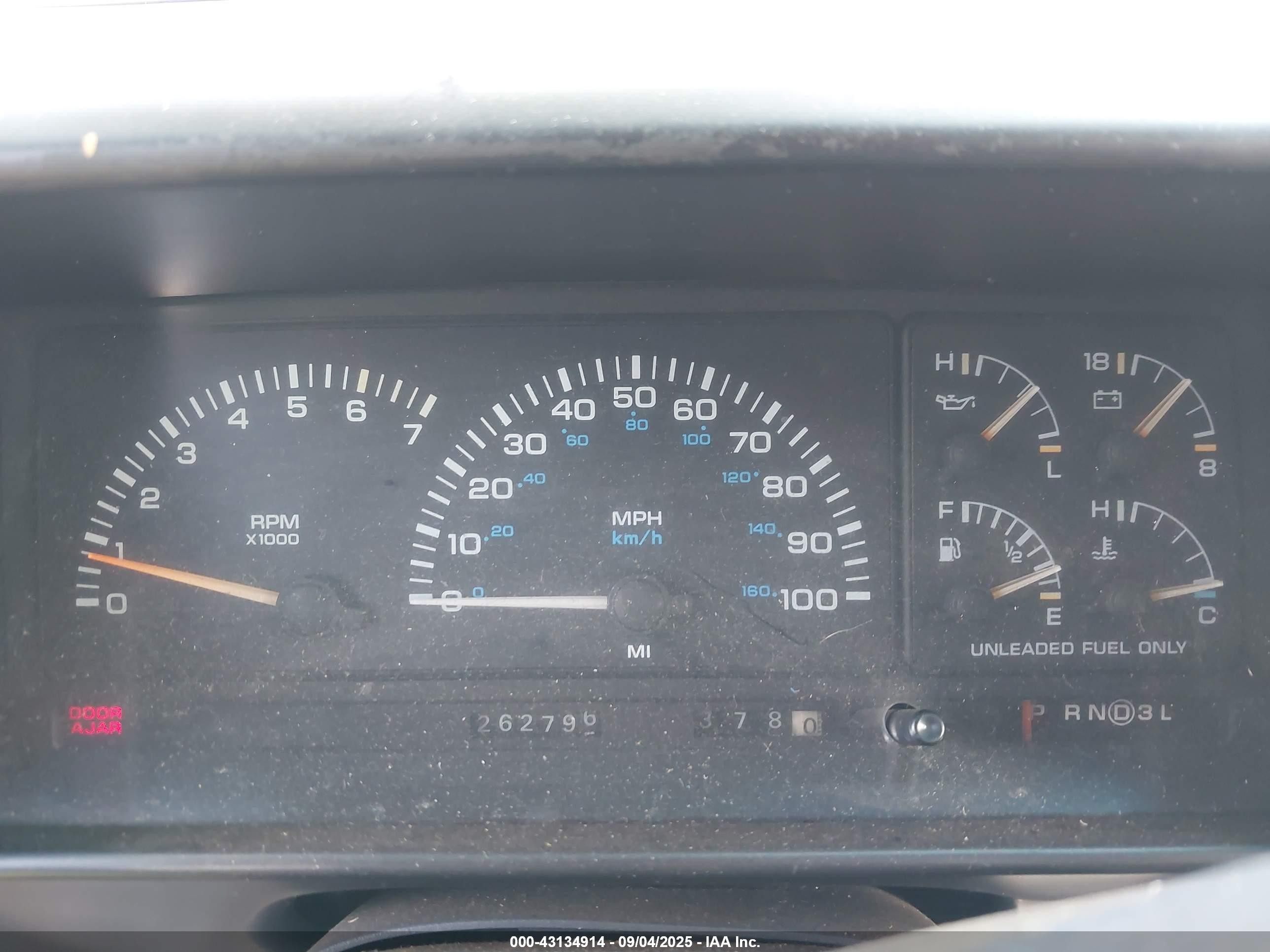 1993 Dodge Grand Caravan Le/es Blue vin: 1B4GH54R4PX608325