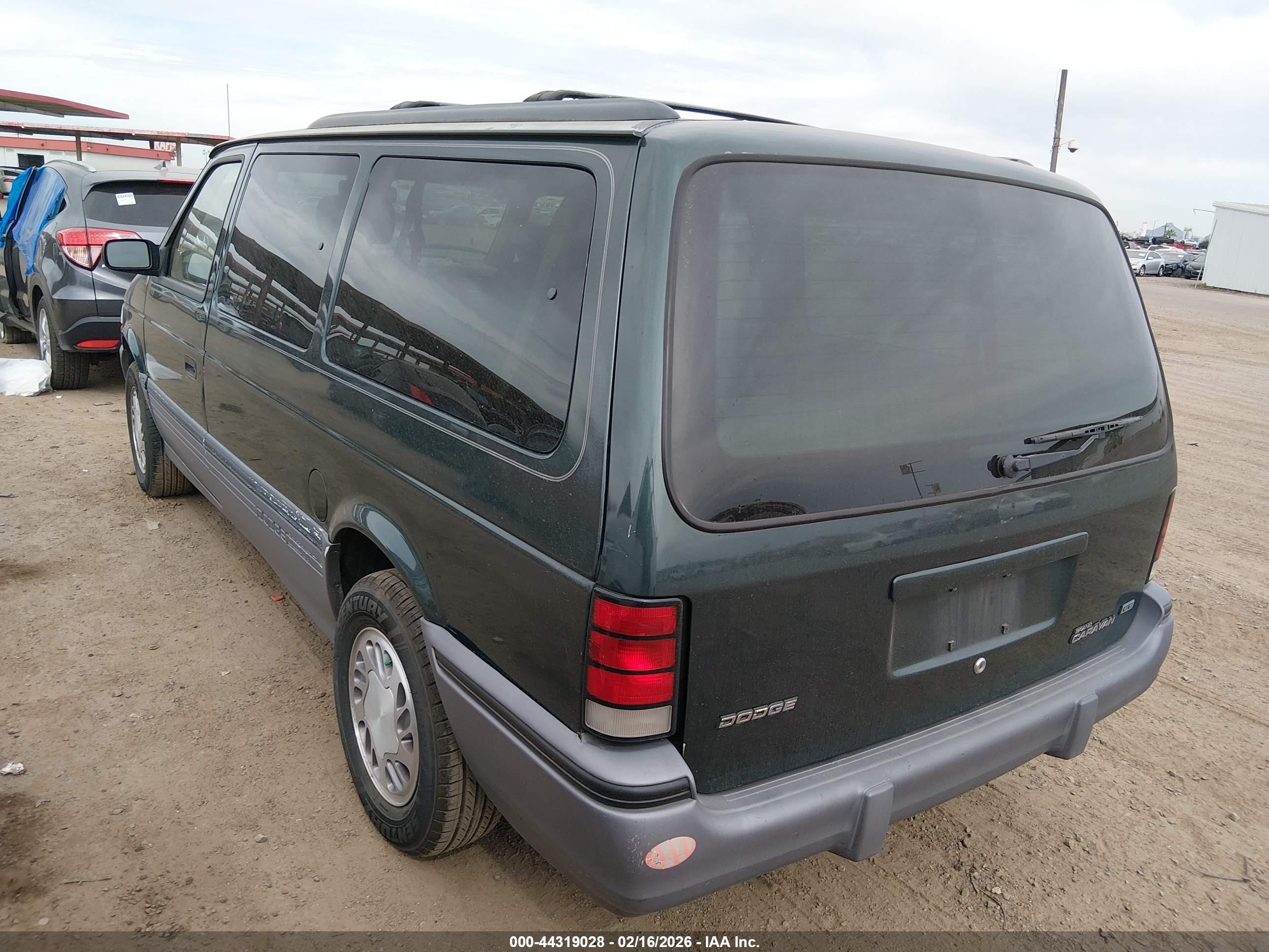 1993 Dodge Grand Caravan Le/es Green vin: 1B4GH54R9PX502291