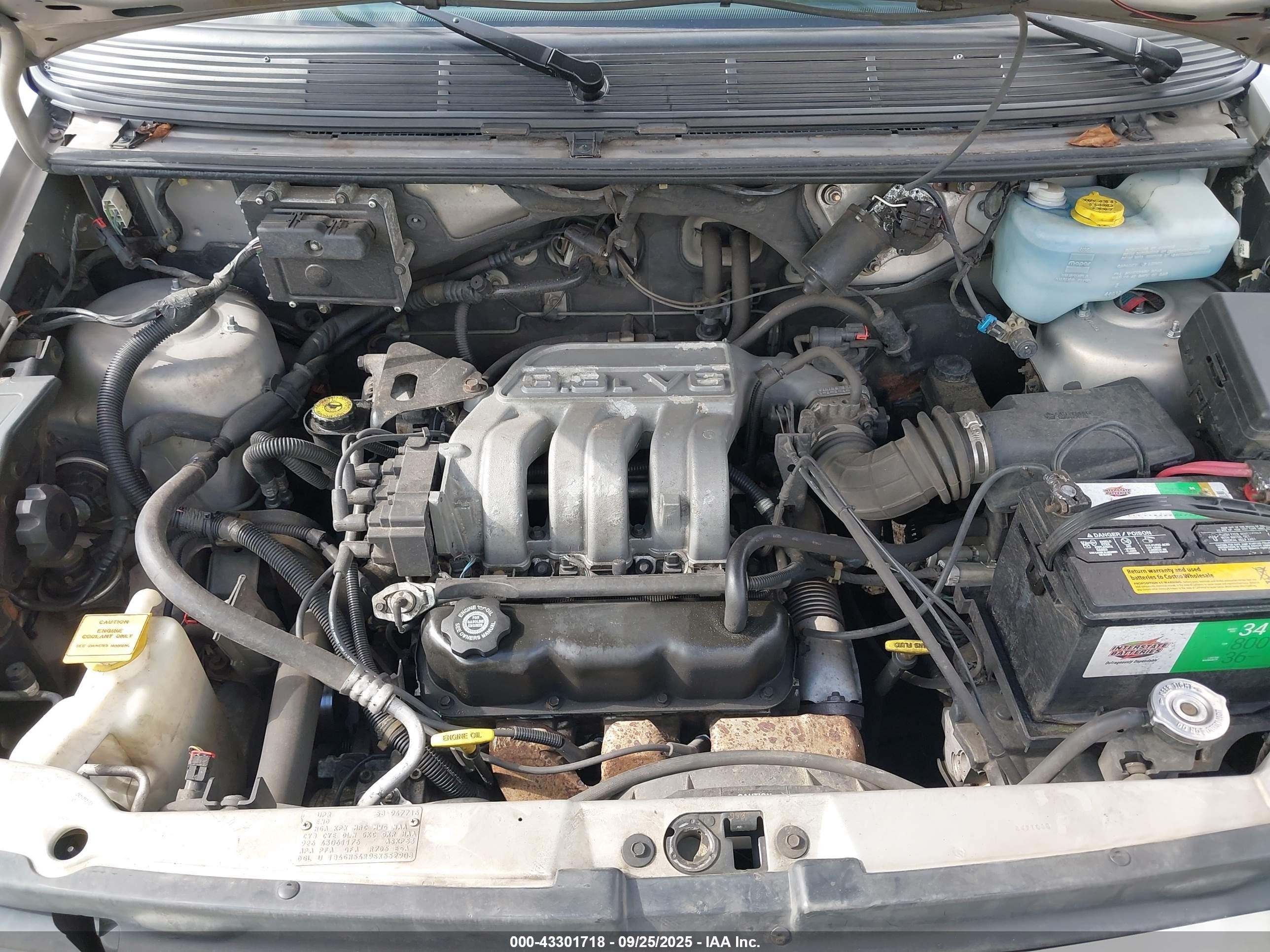 1995 Dodge Grand Caravan Le/es Gray vin: 1B4GH54R9SX552908