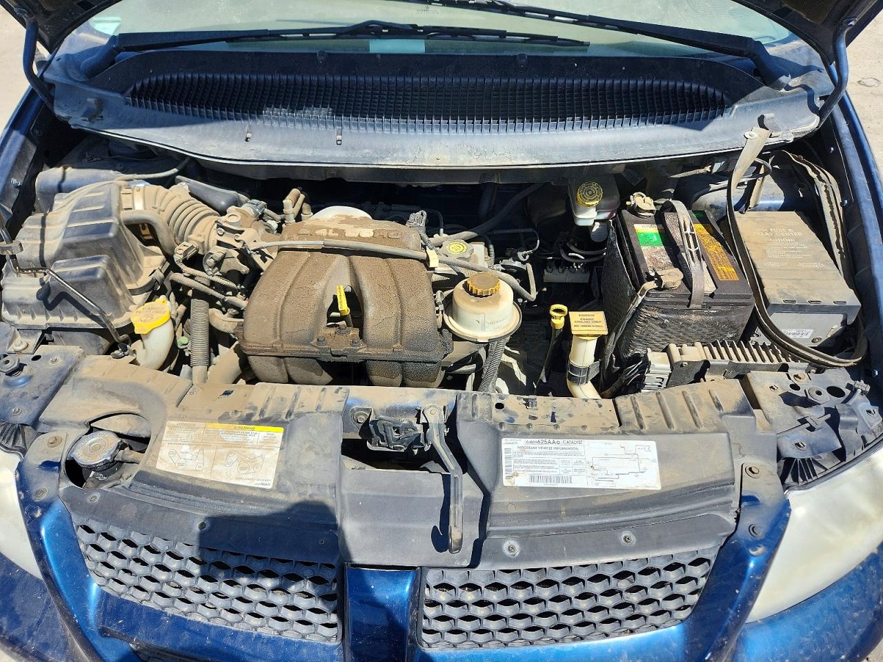 2002 Dodge Caravan Ec Blue vin: 1B4GP15BX2B632860