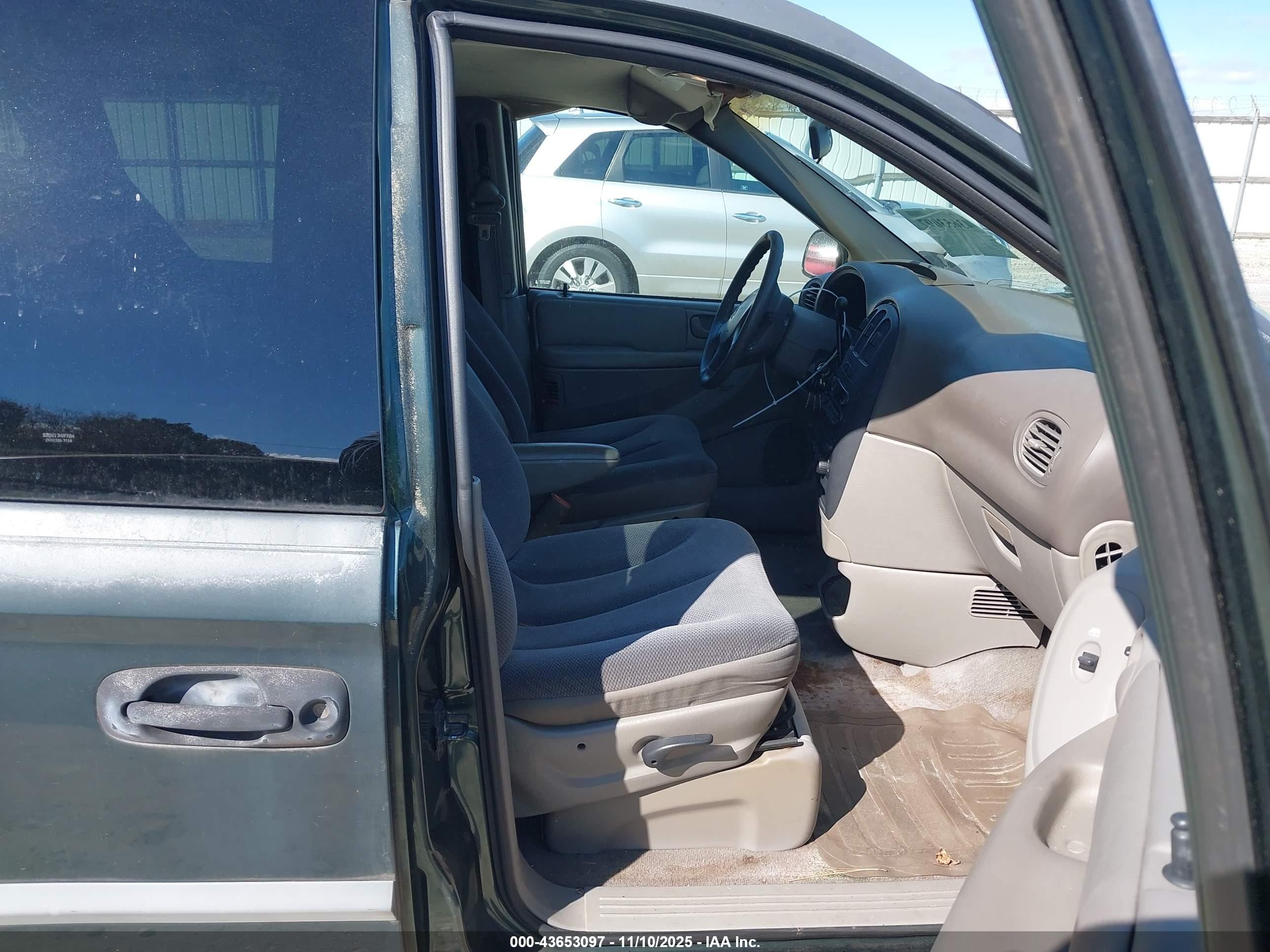 2001 Dodge Grand Caravan Se Green vin: 1B4GP24321B240793