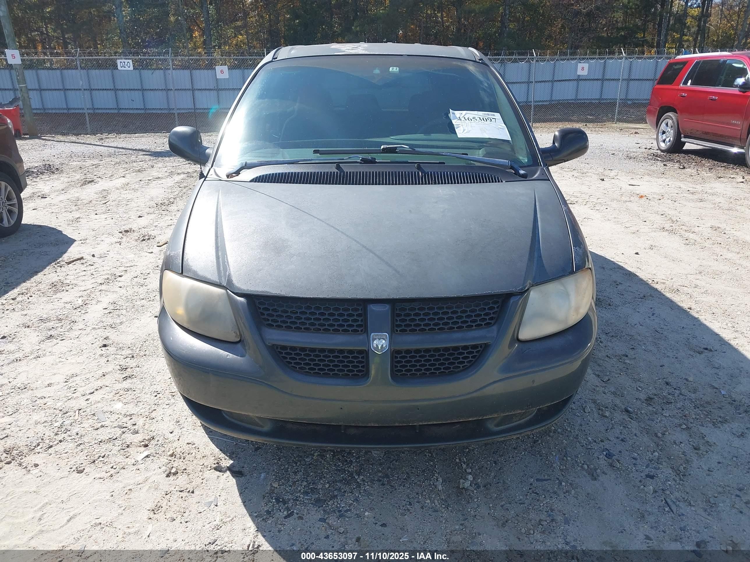 2001 Dodge Grand Caravan Se Green vin: 1B4GP24321B240793