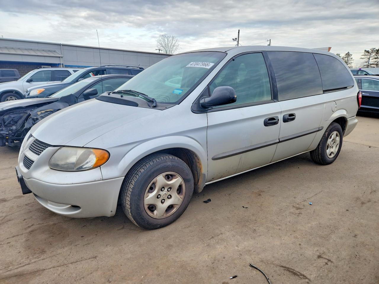 2002 Dodge Caravan Se Silver vin: 1B4GP24322B605359
