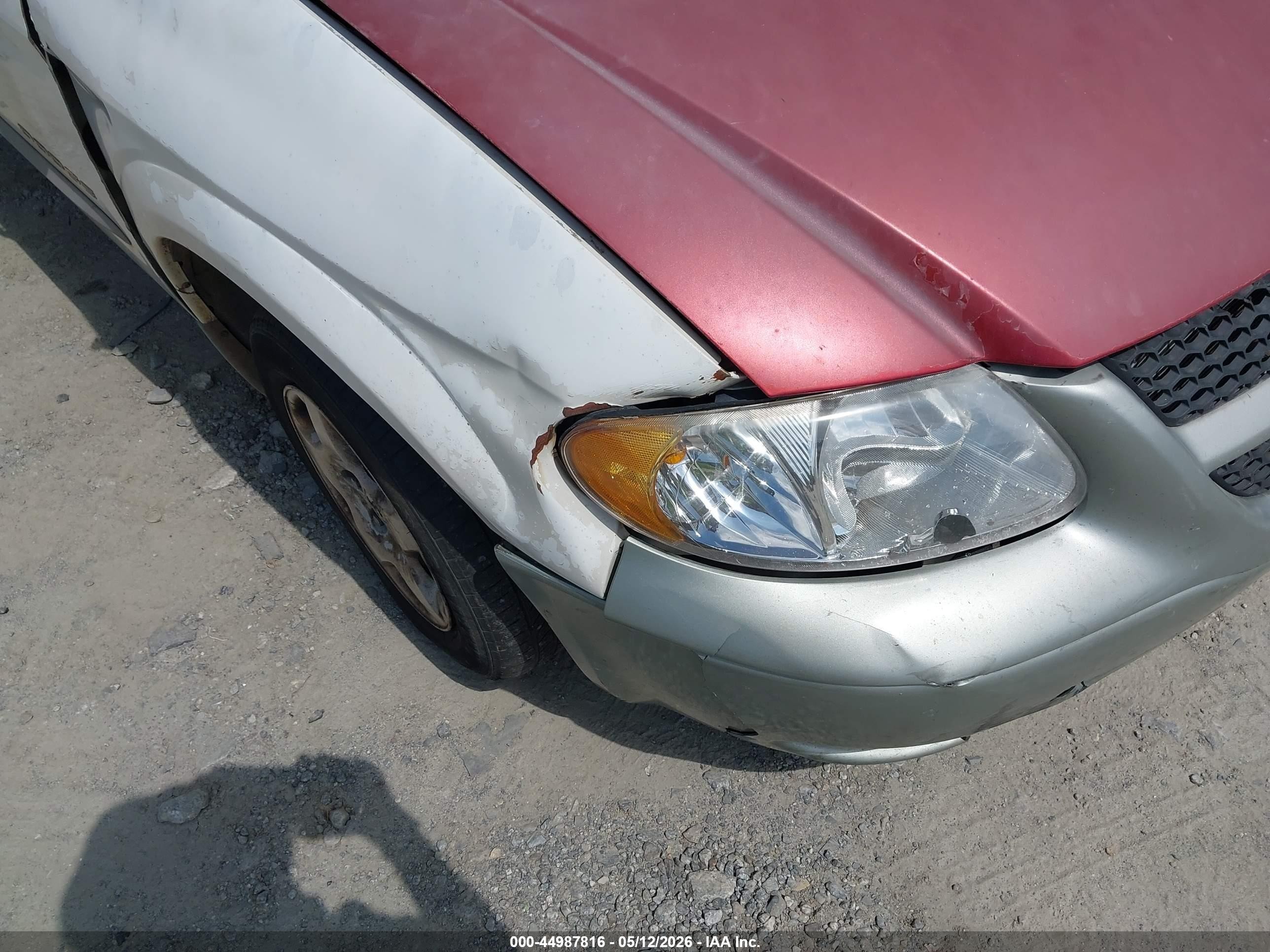 2001 Dodge Grand Caravan Se White vin: 1B4GP24371B238019