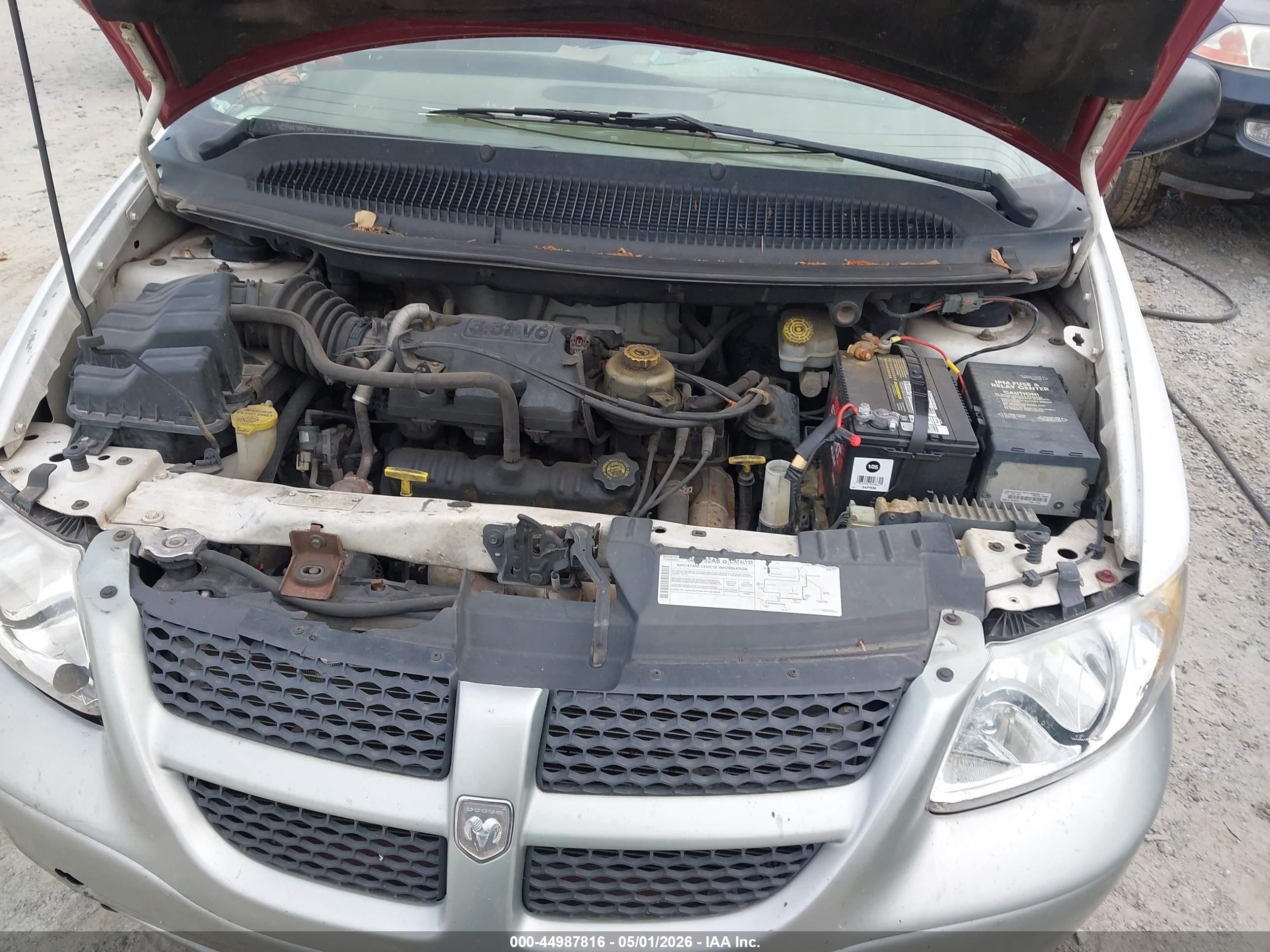 2001 Dodge Grand Caravan Se White vin: 1B4GP24371B238019