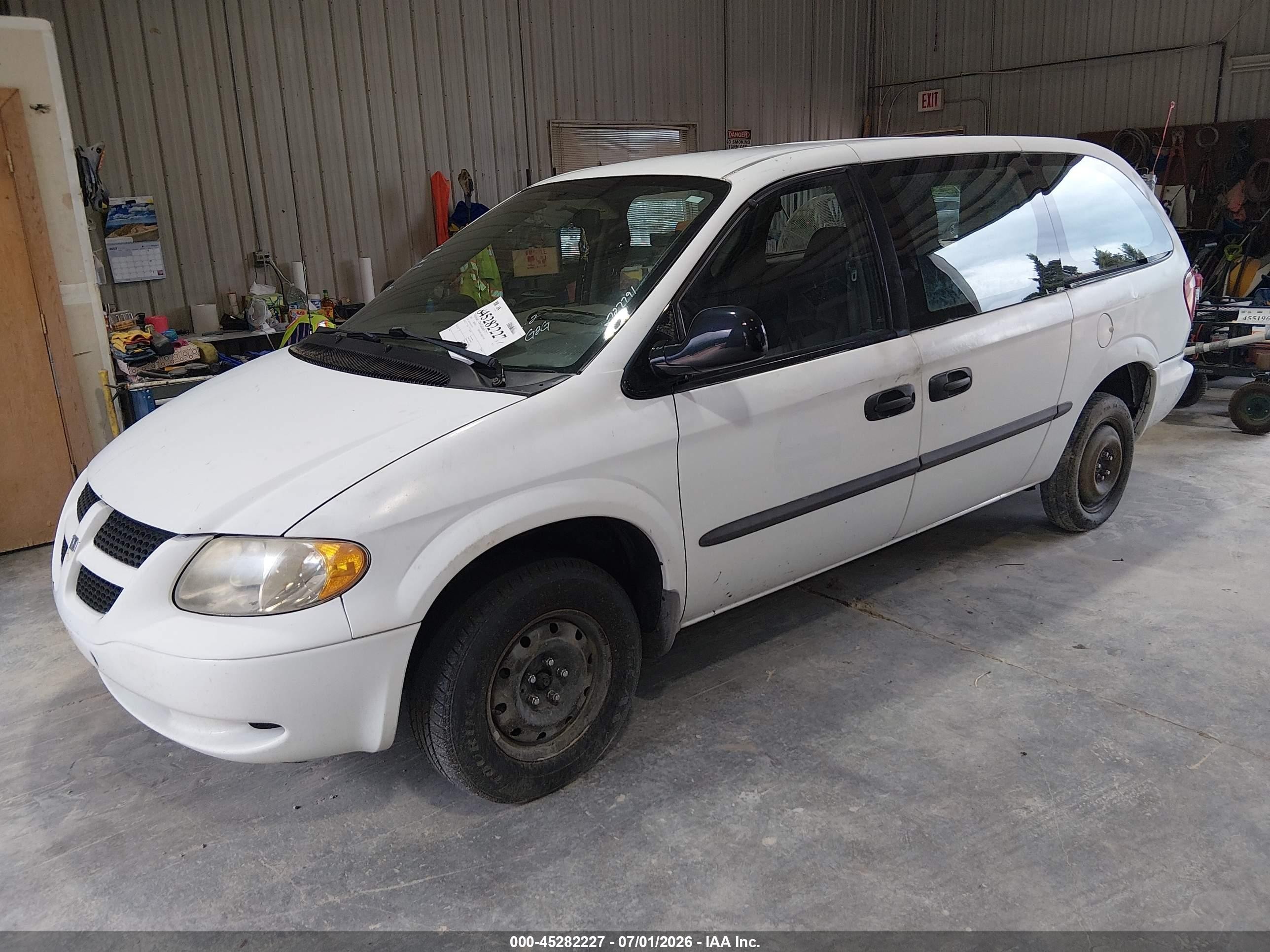 2002 Dodge Grand Caravan Se Белый vin: 1B4GP243X2B727791