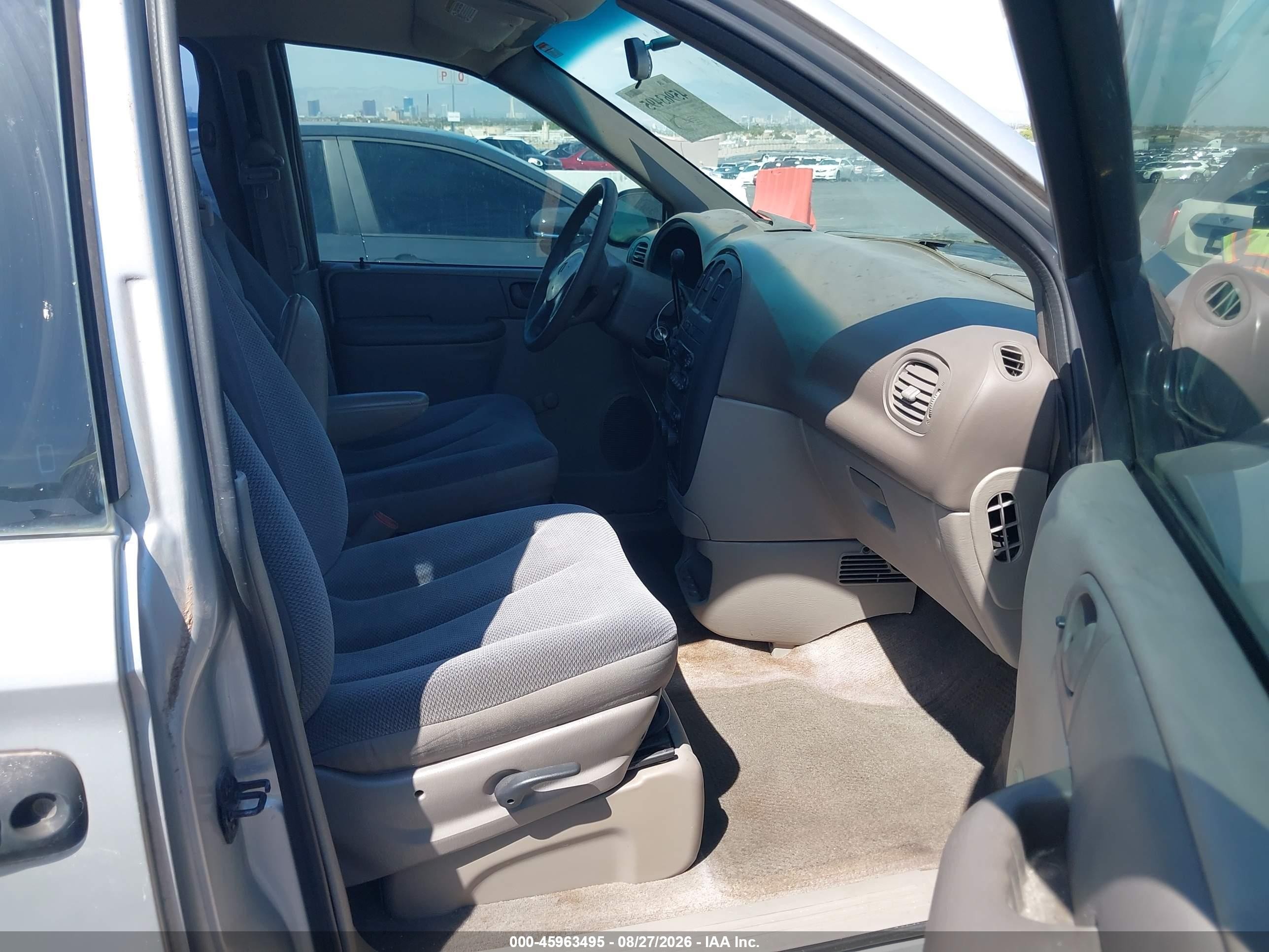 2001 Dodge Caravan Se Silver vin: 1B4GP25321B233504