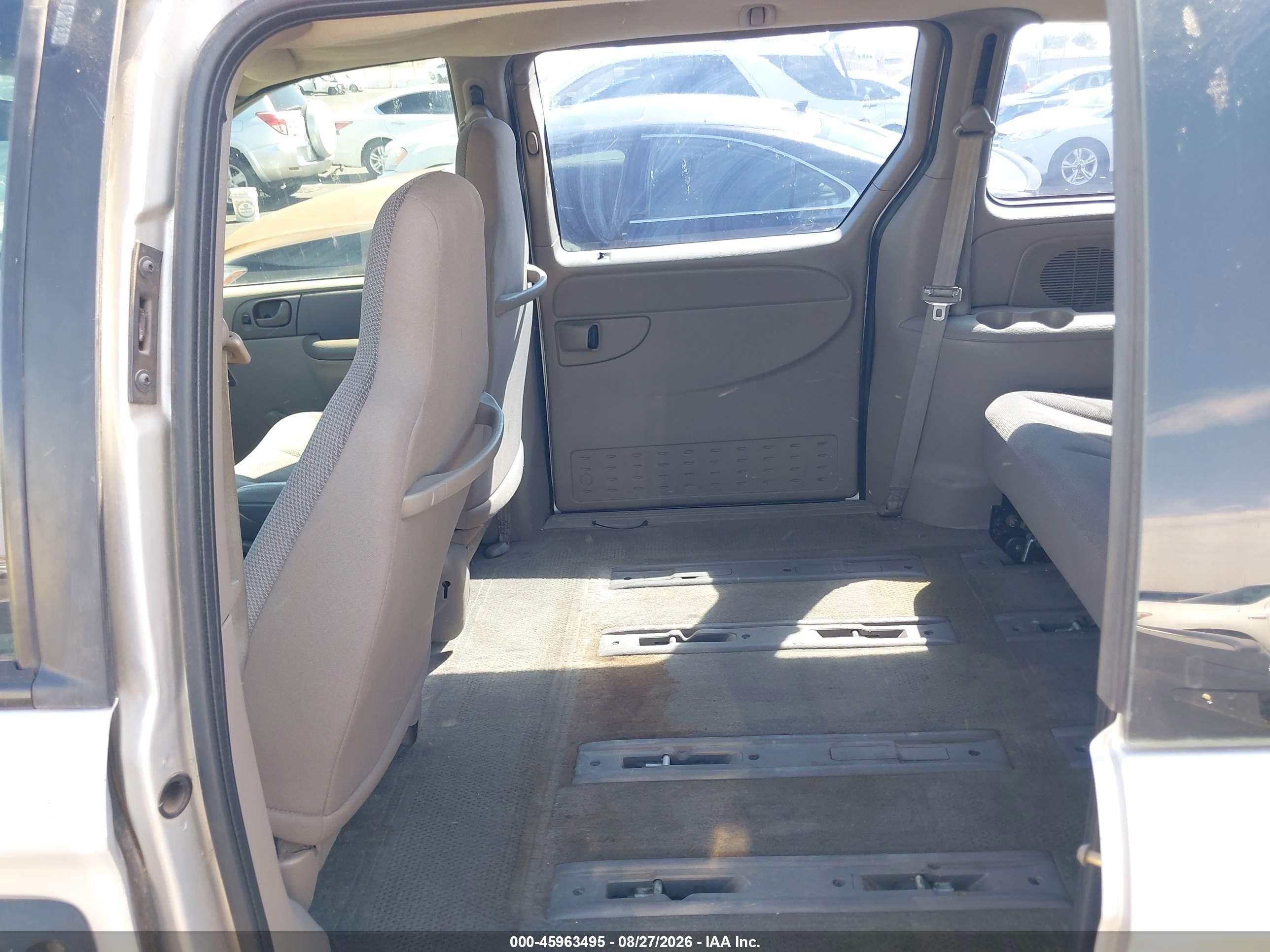 2001 Dodge Caravan Se Silver vin: 1B4GP25321B233504