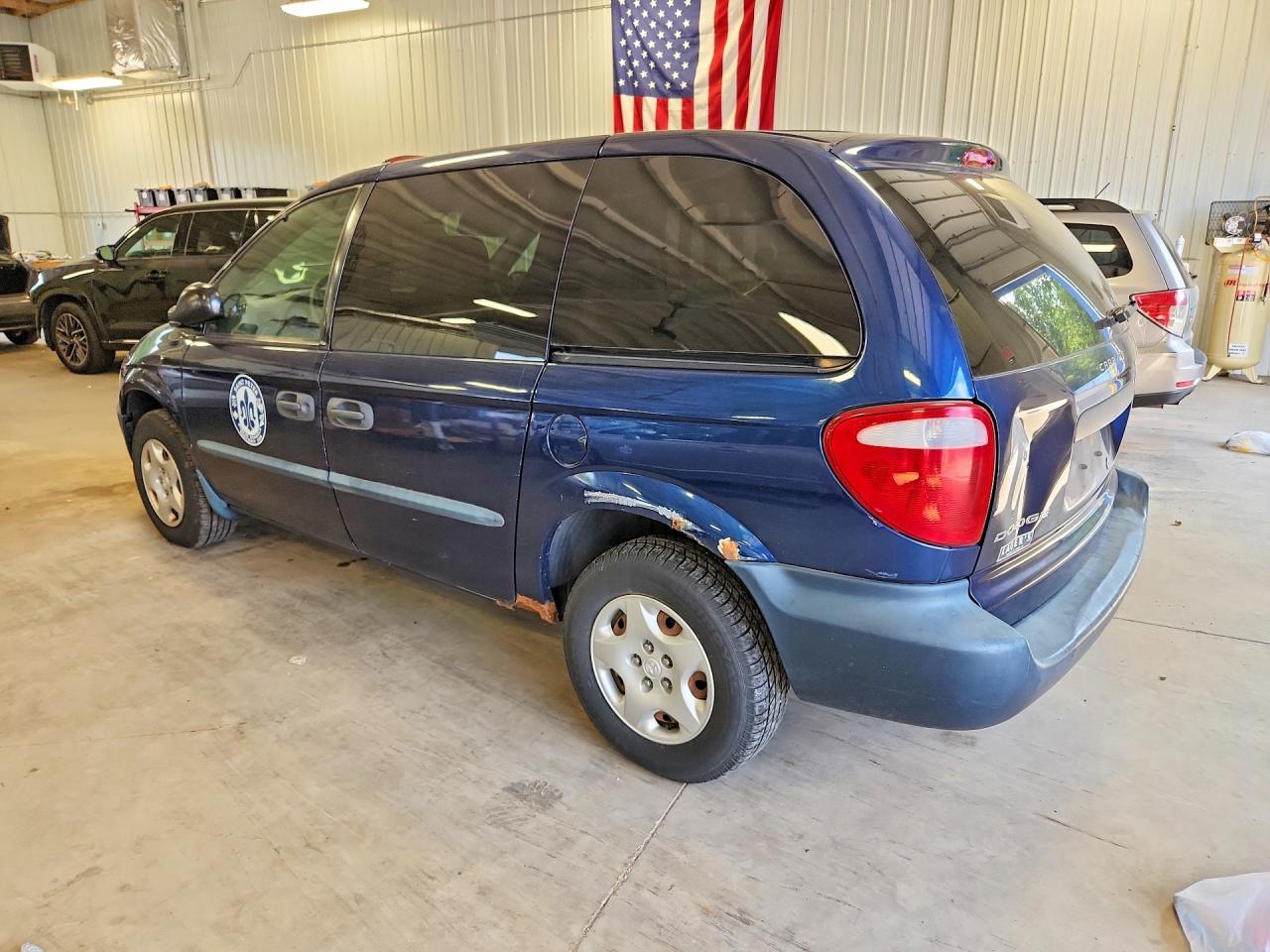 2002 Dodge Caravan Se Blue vin: 1B4GP25332B541914