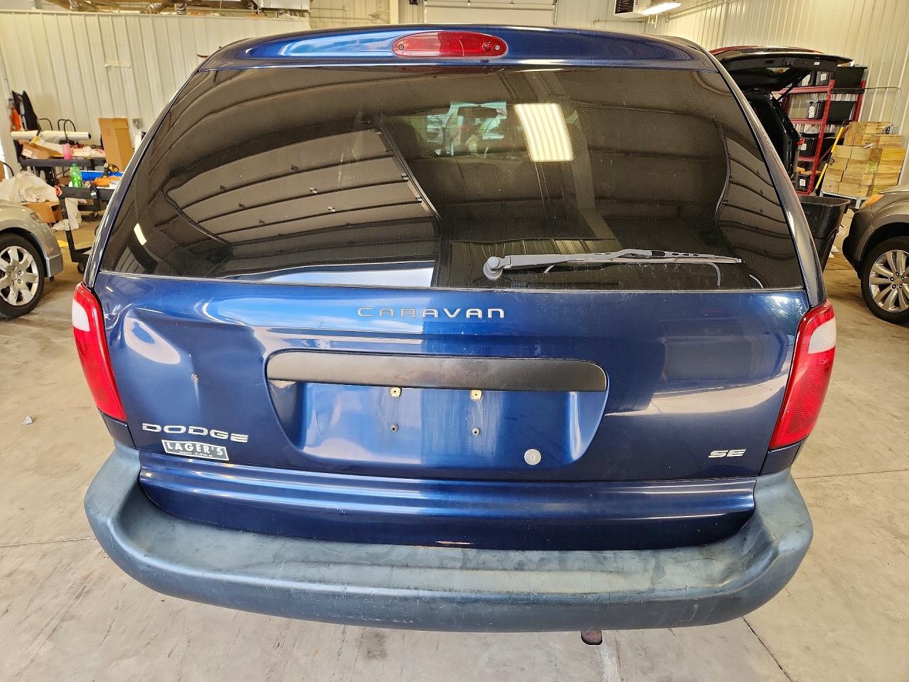 2002 Dodge Caravan Se Blue vin: 1B4GP25332B541914