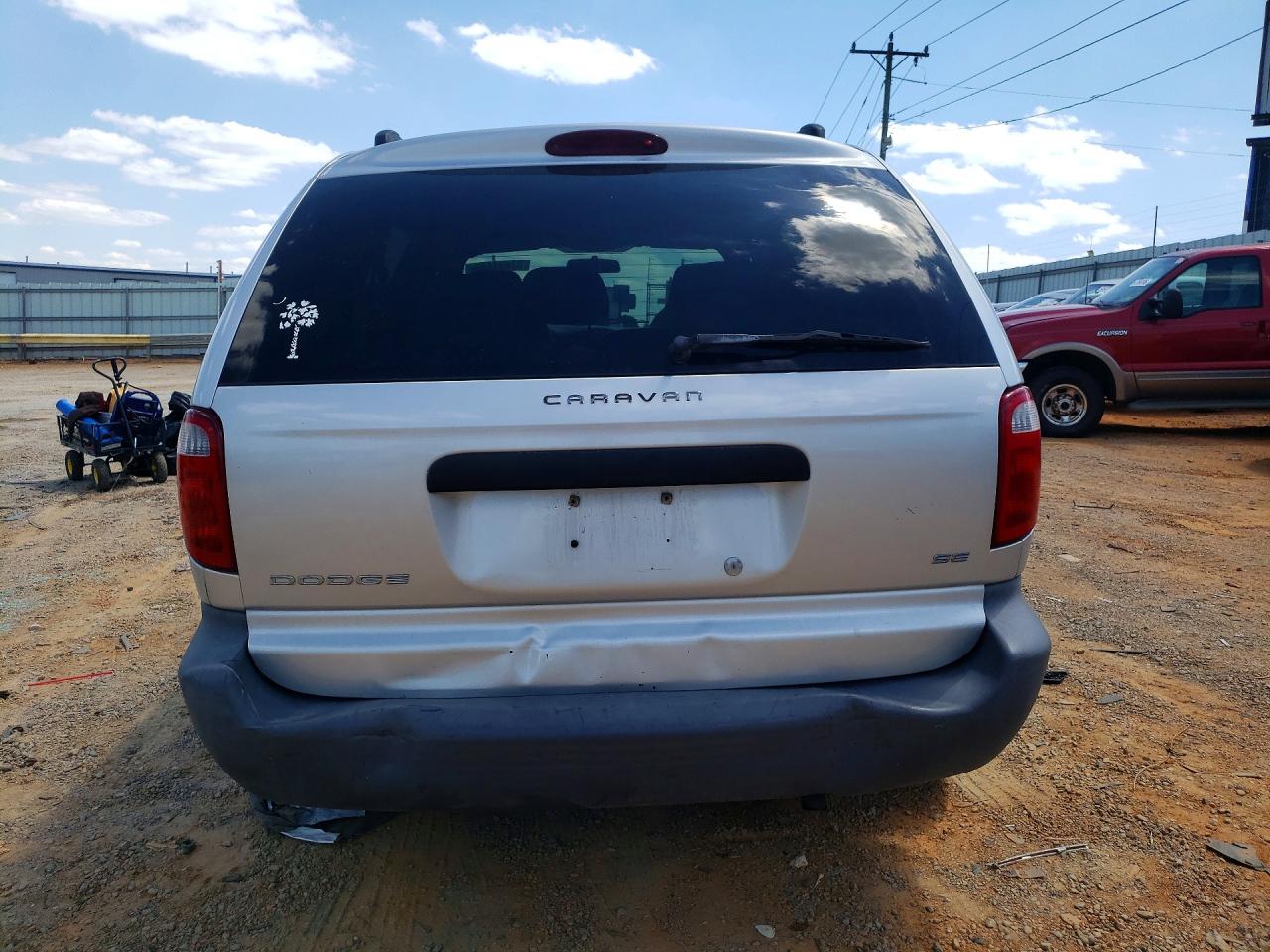 2002 Dodge Caravan Se Silver vin: 1B4GP25332B652219
