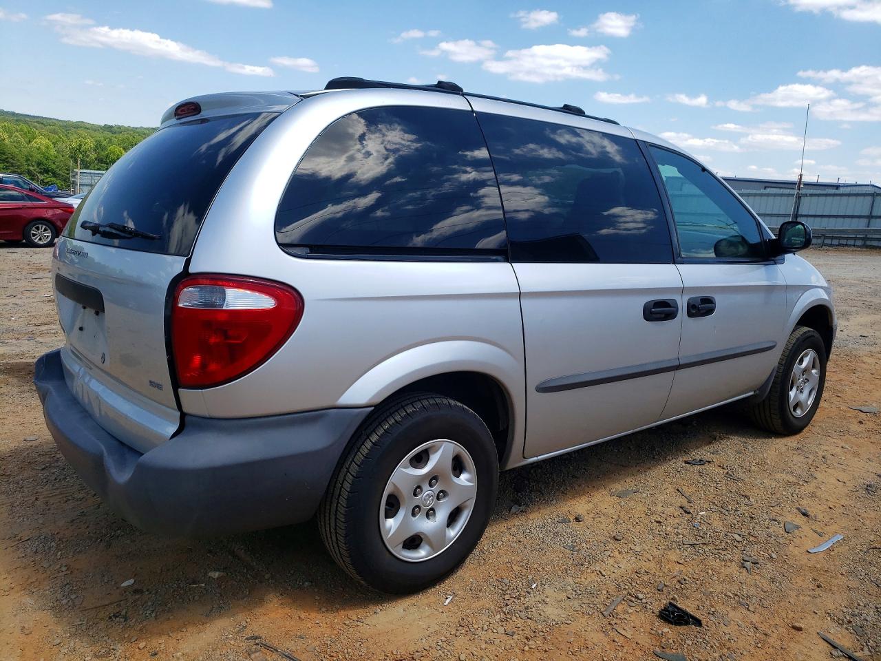 2002 Dodge Caravan Se Silver vin: 1B4GP25332B652219