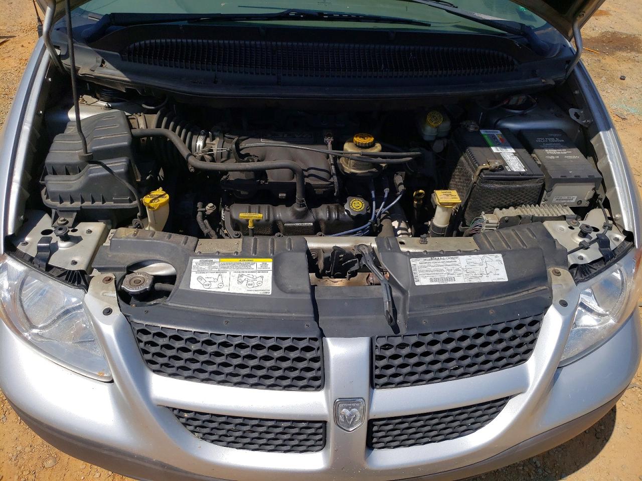 2002 Dodge Caravan Se Silver vin: 1B4GP25332B652219