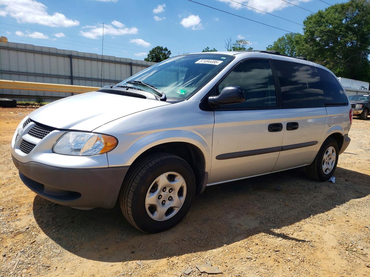 2002 Dodge Caravan Se Silver vin: 1B4GP25332B652219