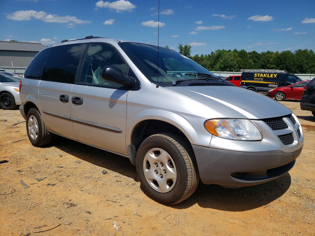 2002 Dodge Caravan Se Silver vin: 1B4GP25332B652219