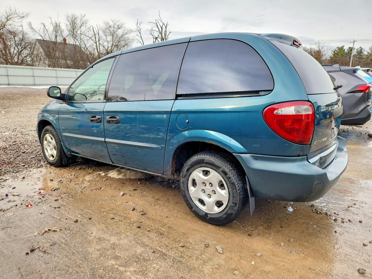 2002 Dodge Caravan Se Blue vin: 1B4GP25332B674608