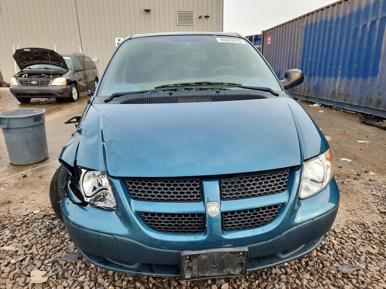 2002 Dodge Caravan Se Blue vin: 1B4GP25332B674608