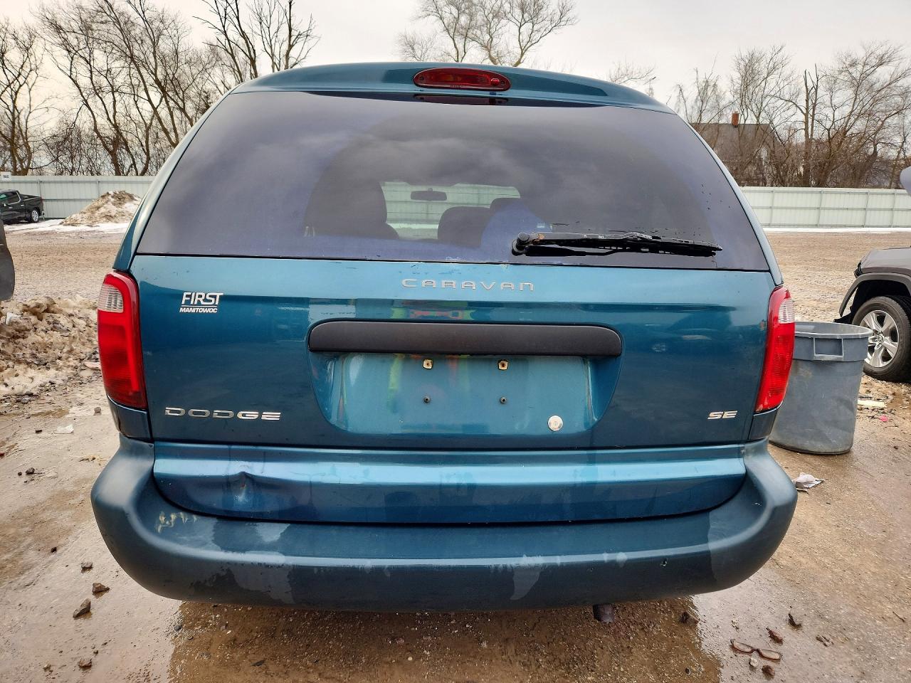 2002 Dodge Caravan Se Blue vin: 1B4GP25332B674608