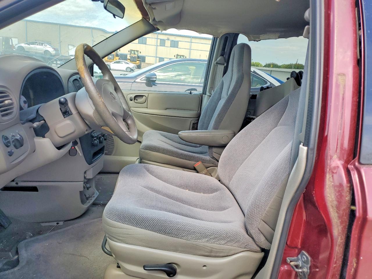 2001 Dodge Caravan Se Burgundy vin: 1B4GP25371B169928