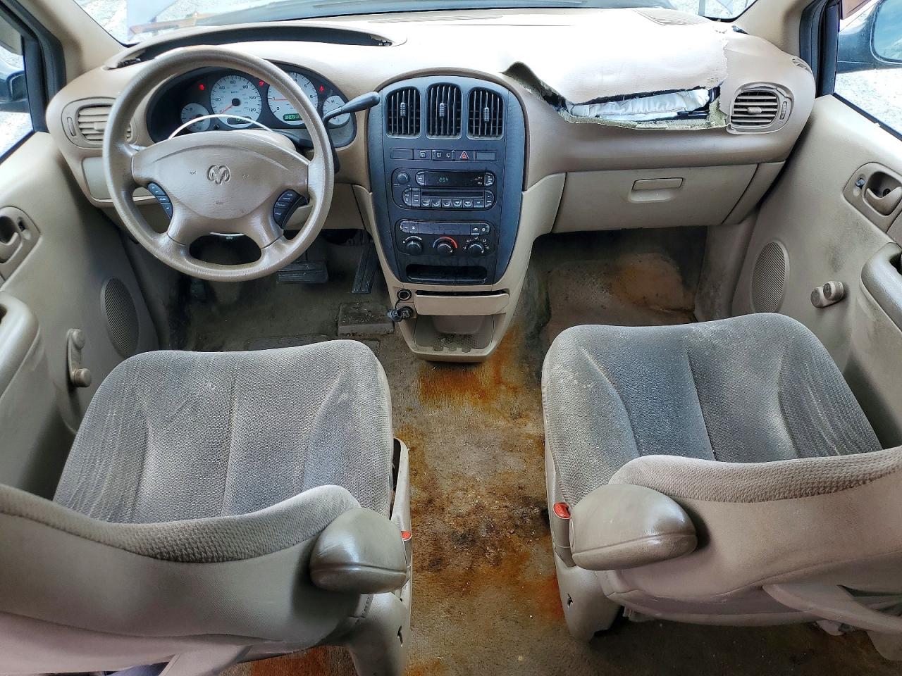 2002 Dodge Caravan Se Серый vin: 1B4GP25372B512156