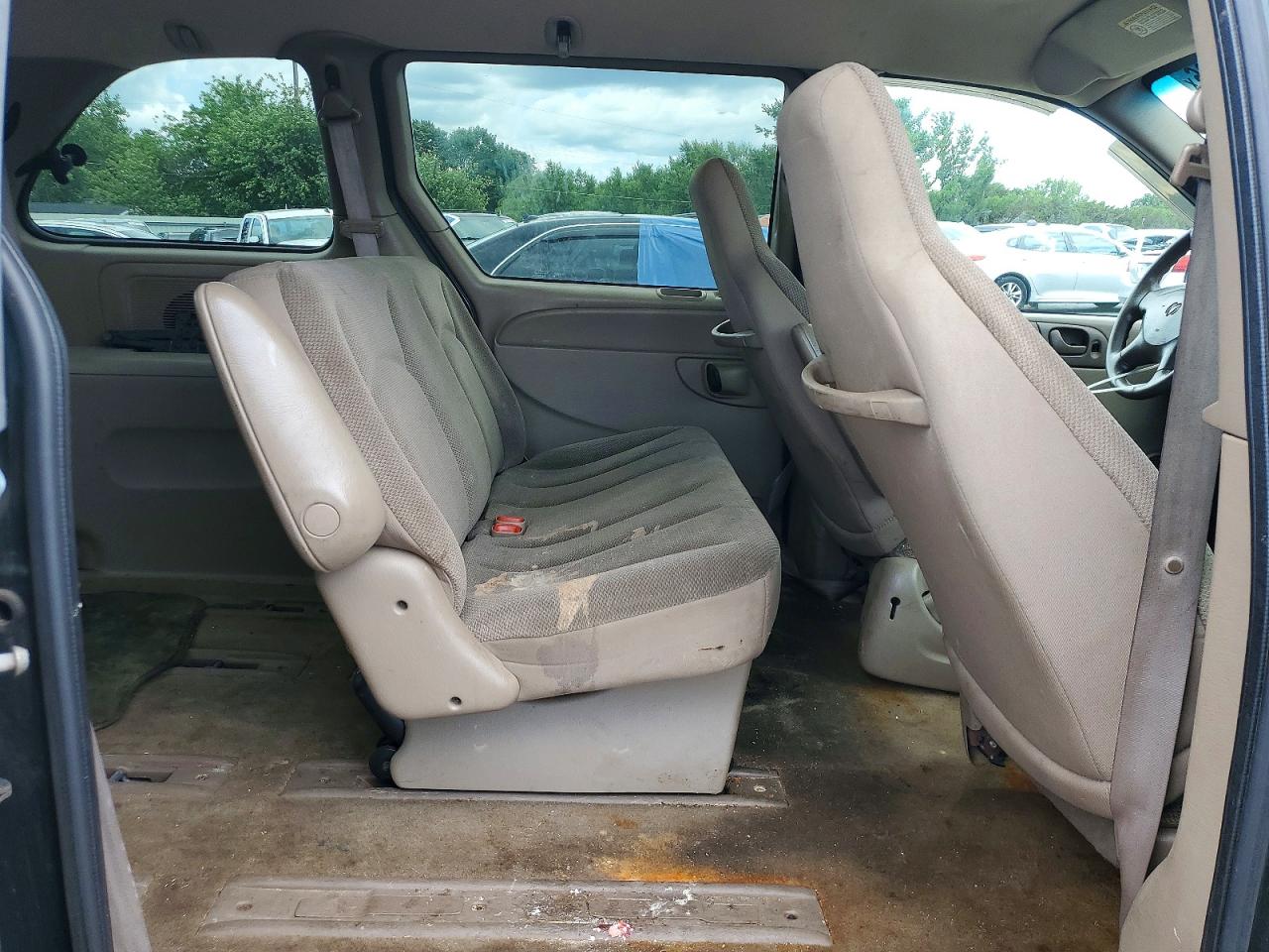 2002 Dodge Caravan Se Серый vin: 1B4GP25372B512156