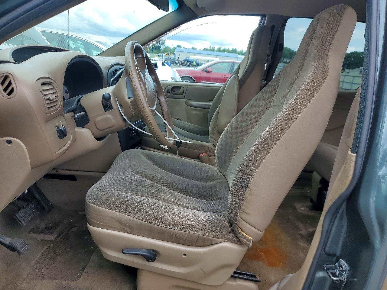 2002 Dodge Caravan Se Серый vin: 1B4GP25372B512156