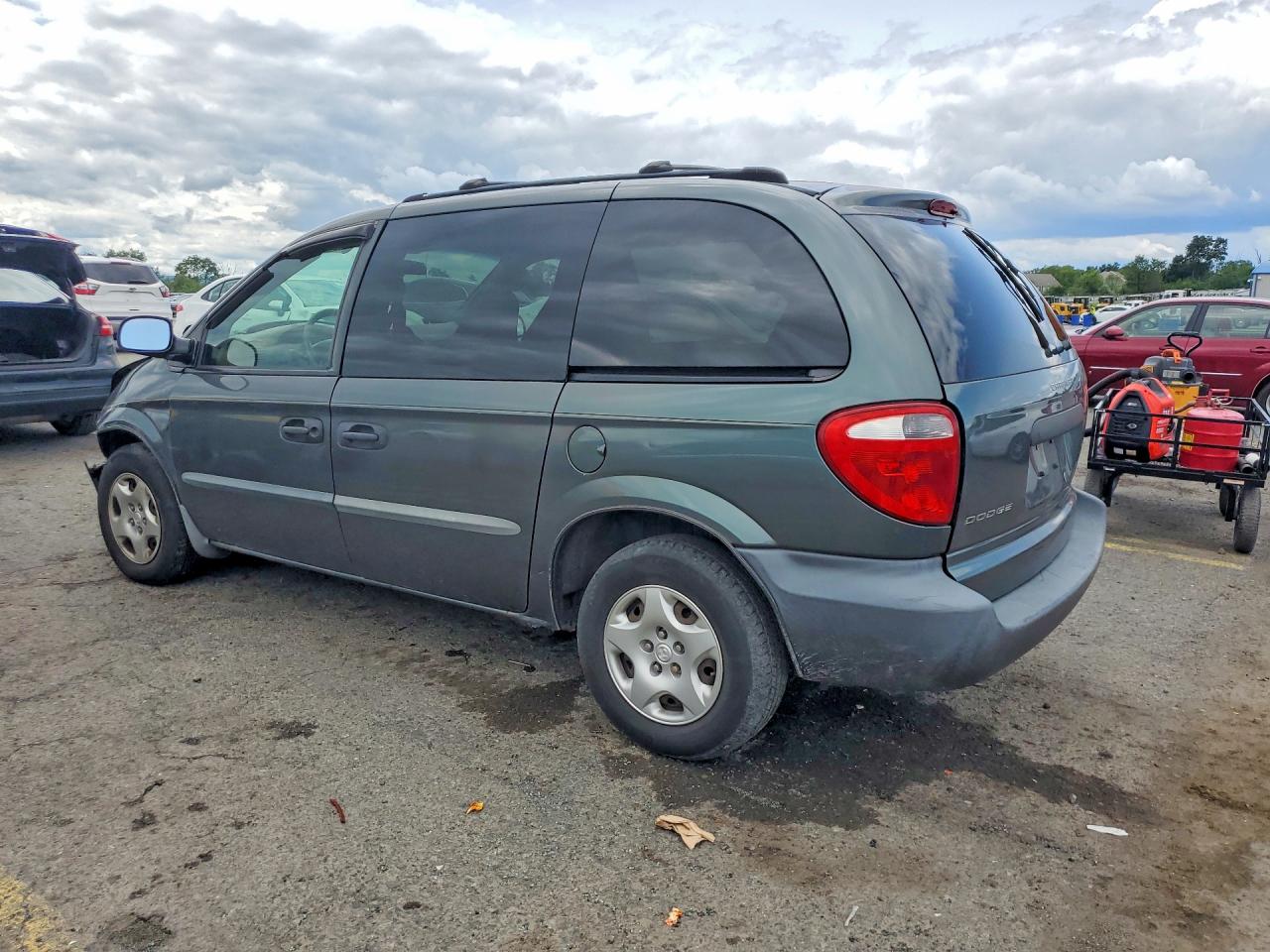 2002 Dodge Caravan Se Серый vin: 1B4GP25372B512156
