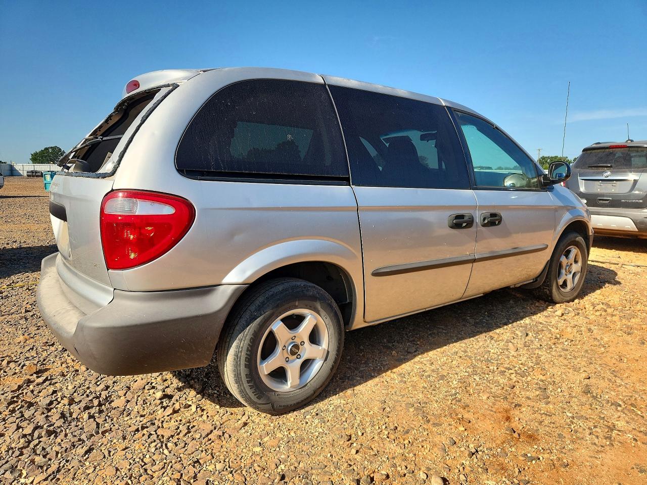 2002 Dodge Caravan Se Silver vin: 1B4GP25372B648335