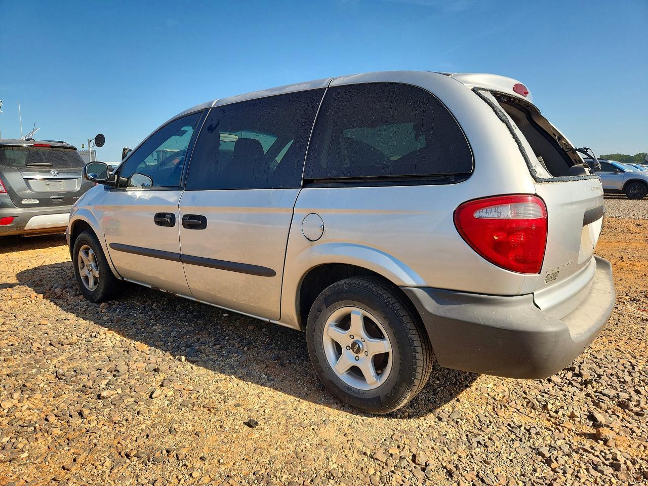 2002 Dodge Caravan Se Silver vin: 1B4GP25372B648335