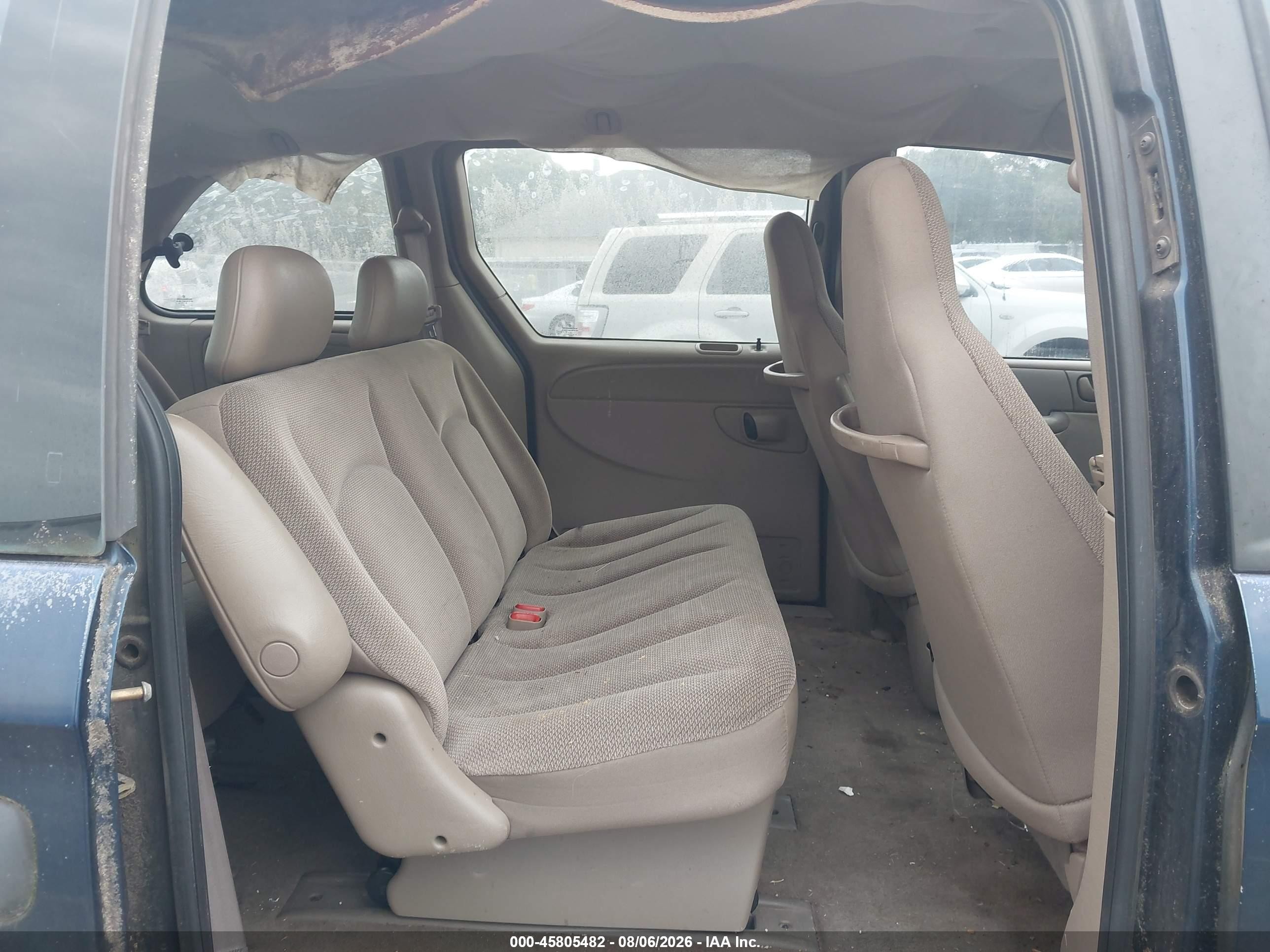 2002 Dodge Caravan Se Blue vin: 1B4GP25392B739316
