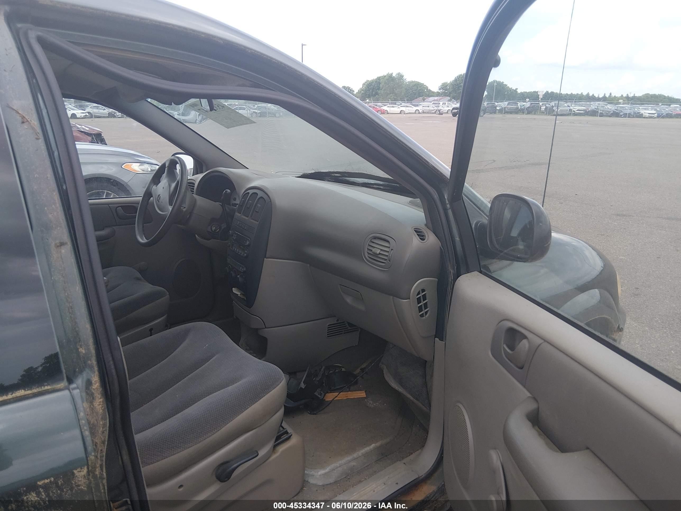 2001 Dodge Caravan Se Green vin: 1B4GP25B31B118711