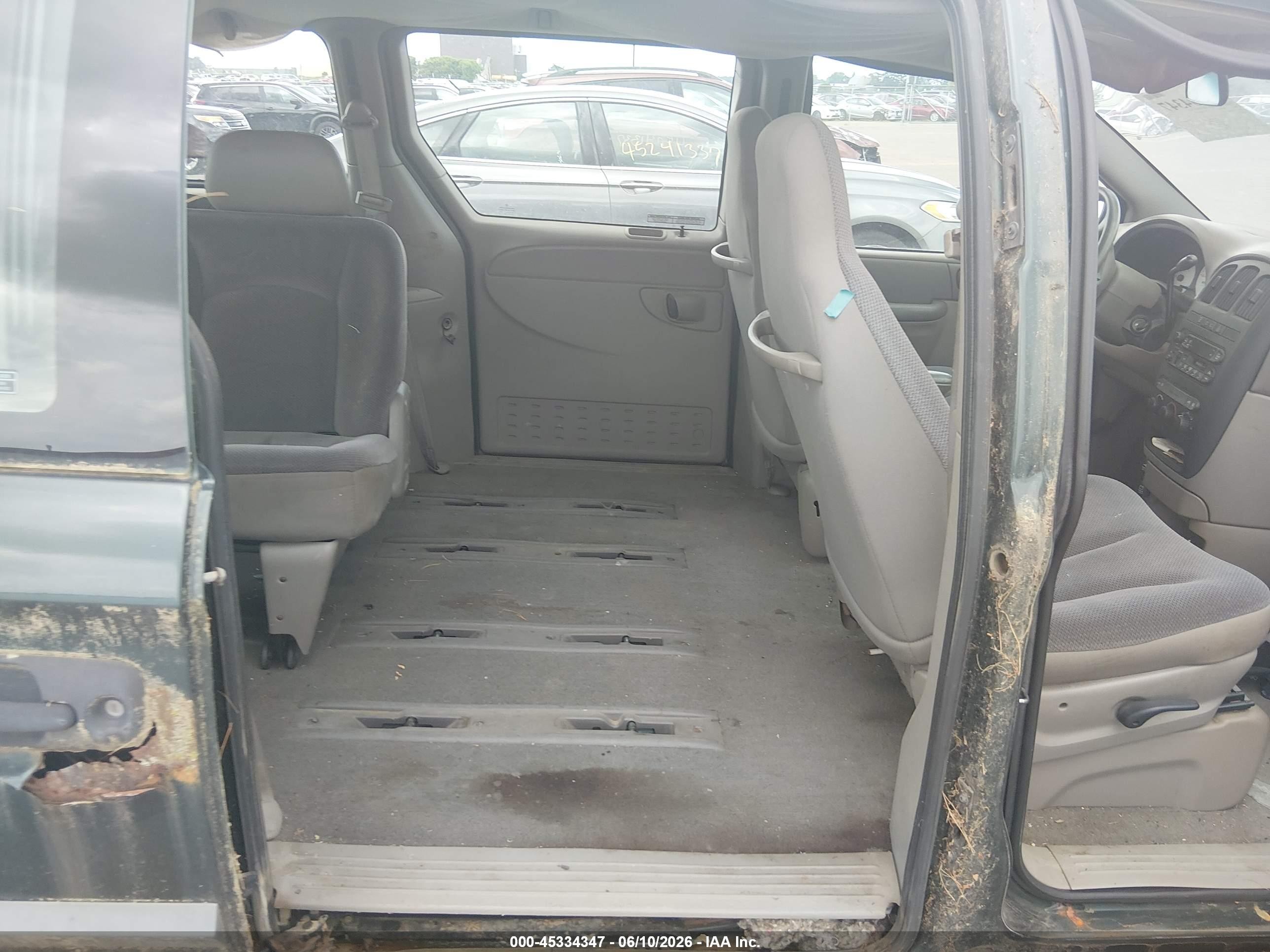 2001 Dodge Caravan Se Green vin: 1B4GP25B31B118711
