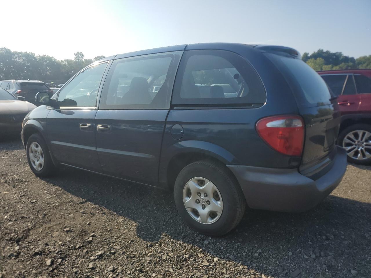 2002 Dodge Caravan Se Blue vin: 1B4GP25B62B551361