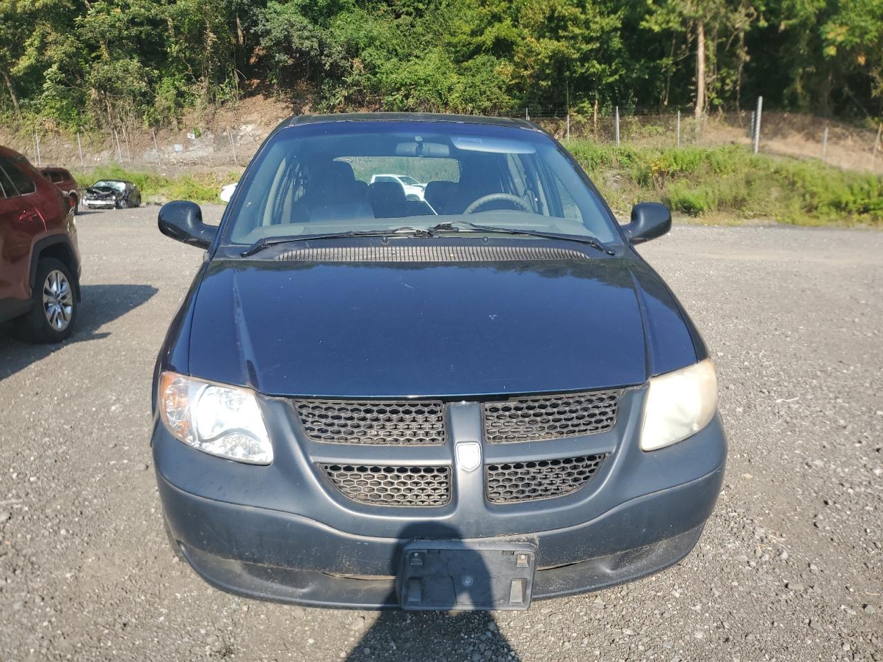 2002 Dodge Caravan Se Blue vin: 1B4GP25B62B551361