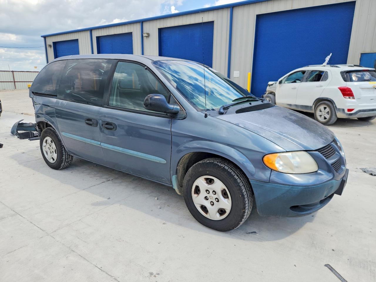 2002 Dodge Caravan Se Teal vin: 1B4GP25B82B712454
