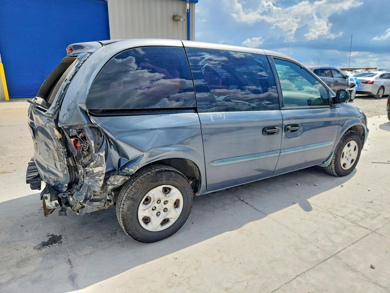 2002 Dodge Caravan Se Teal vin: 1B4GP25B82B712454