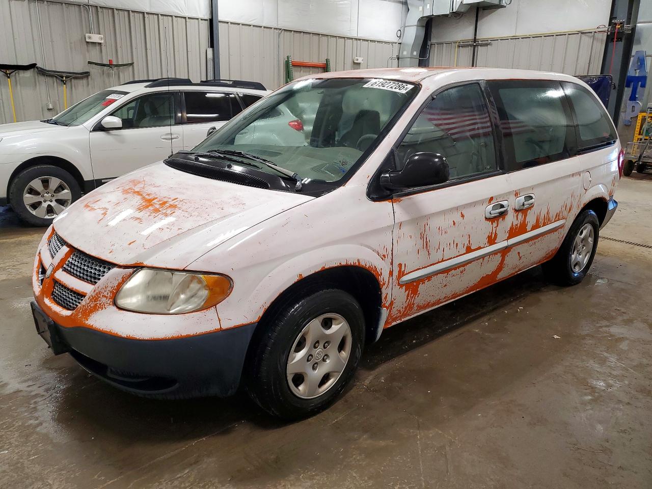2002 Dodge Caravan Se White vin: 1B4GP25B92B639174