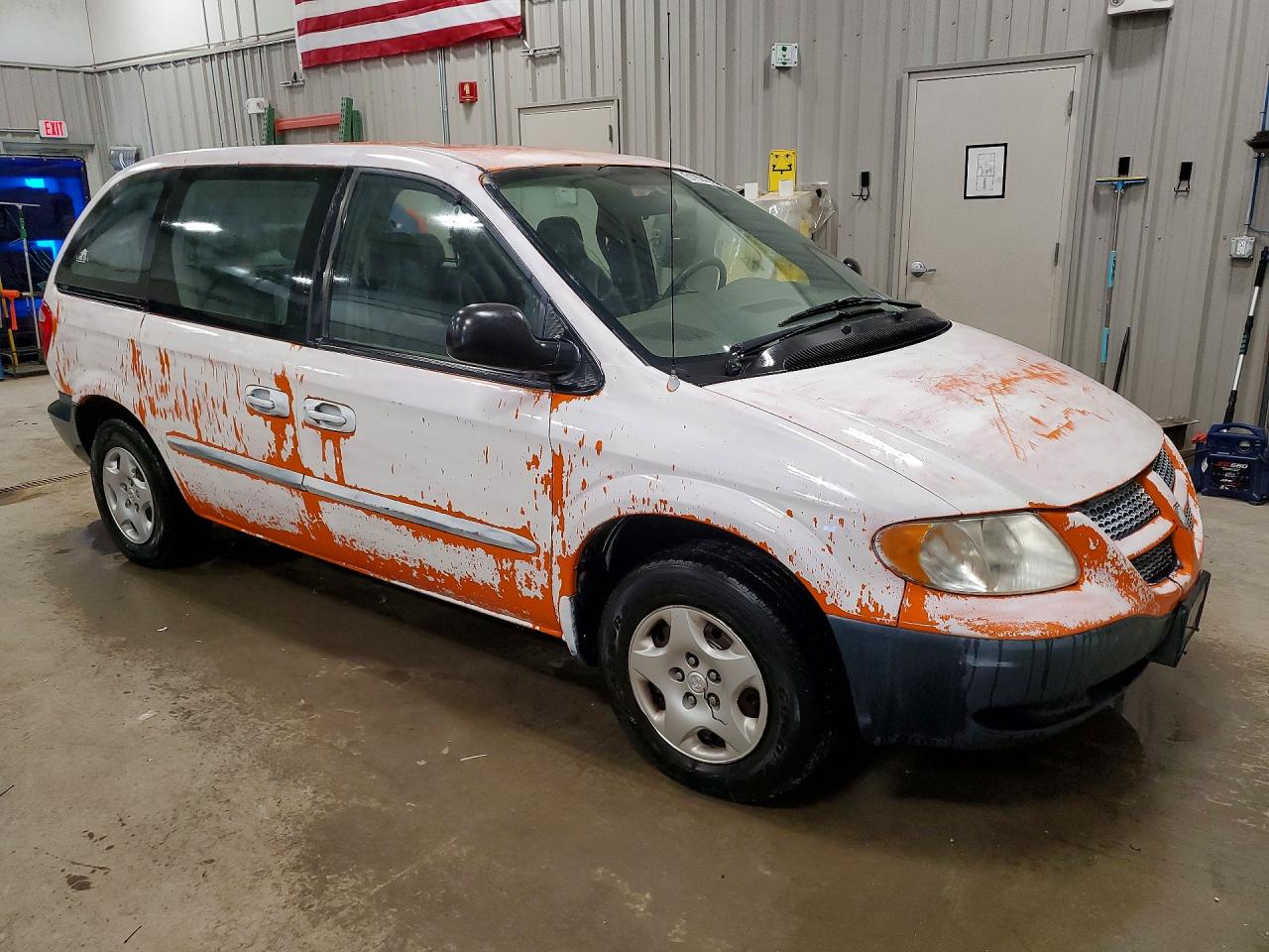 2002 Dodge Caravan Se White vin: 1B4GP25B92B639174
