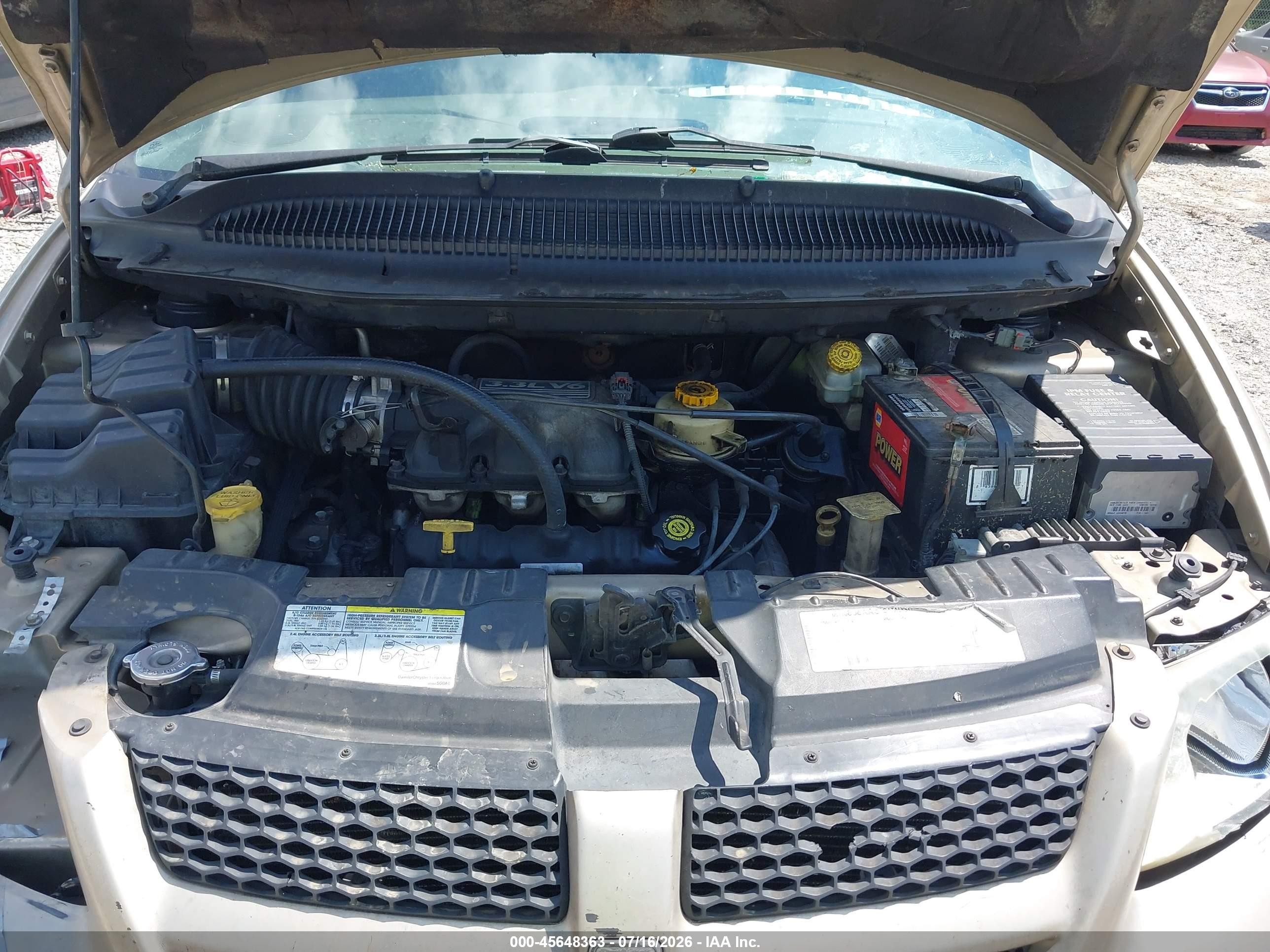 2002 Dodge Grand Caravan Sport Gold vin: 1B4GP44352B720372