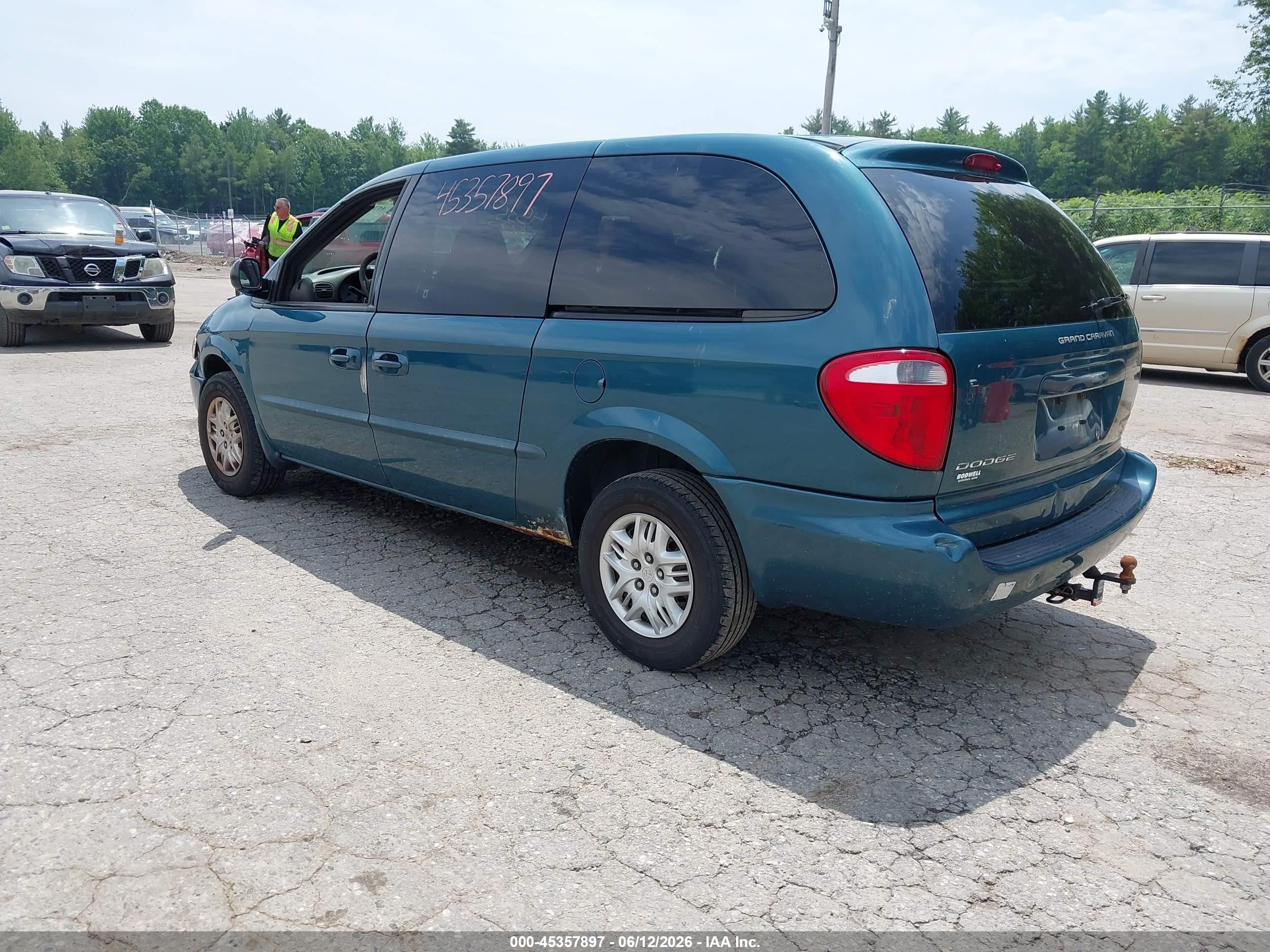 2002 Dodge Grand Caravan Sport Blue vin: 1B4GP44372B670493
