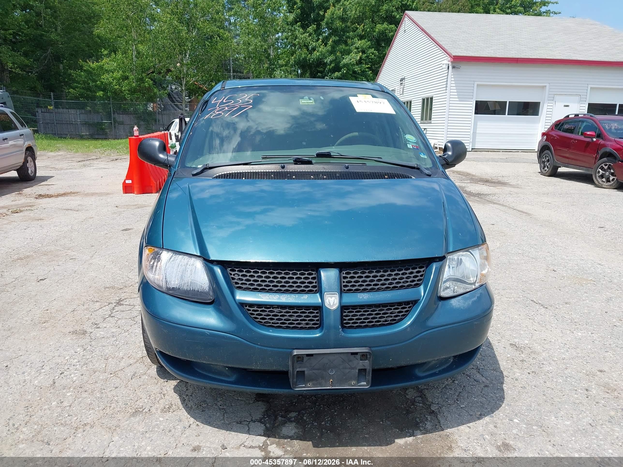 2002 Dodge Grand Caravan Sport Blue vin: 1B4GP44372B670493