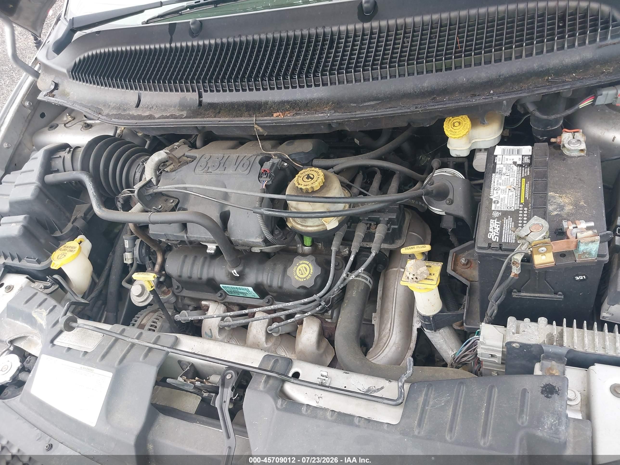 2002 Dodge Grand Caravan Sport Silver vin: 1B4GP44392B525102