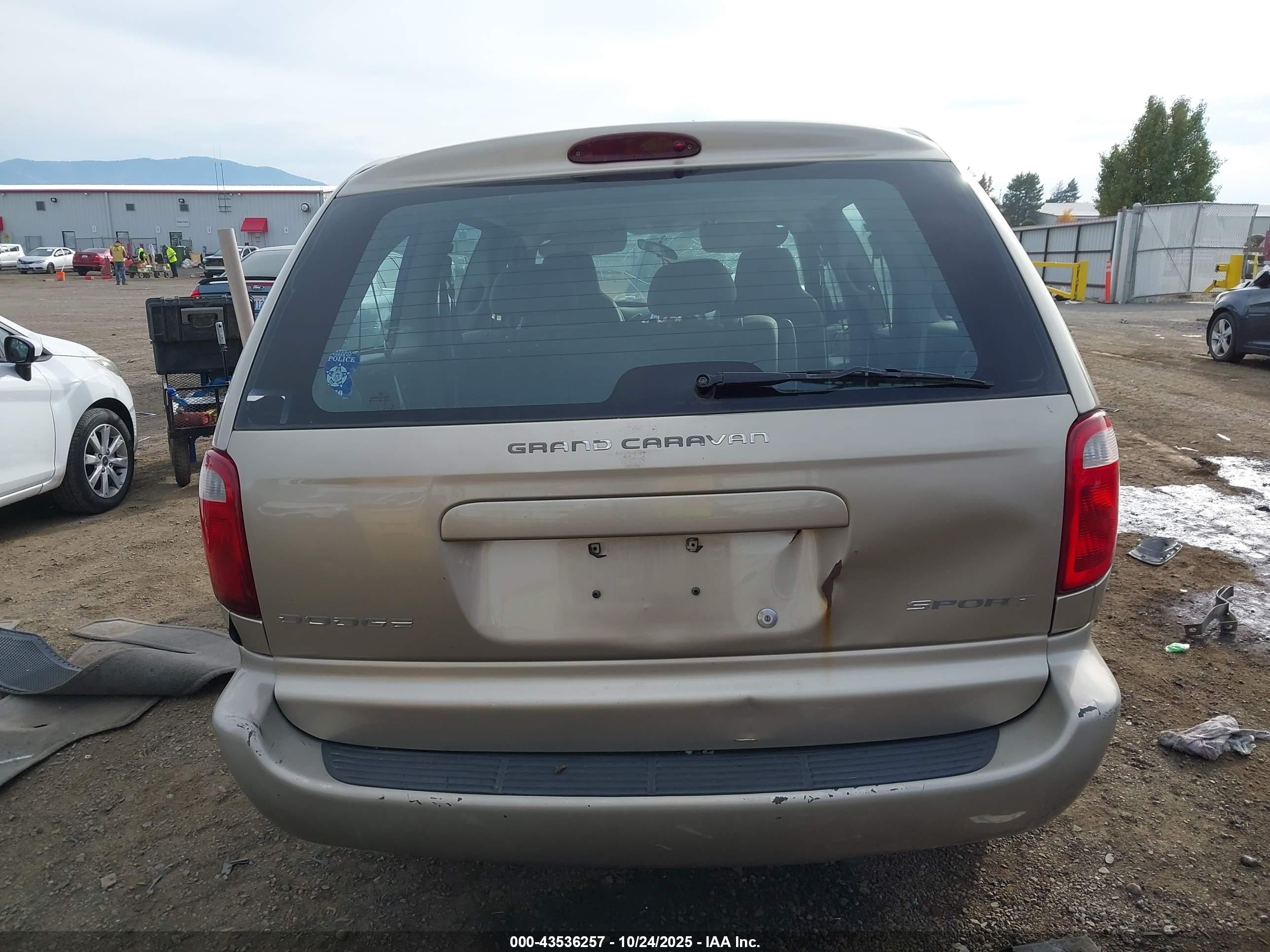 2002 Dodge Caravan Sport Gold vin: 1B4GP443X2B671220