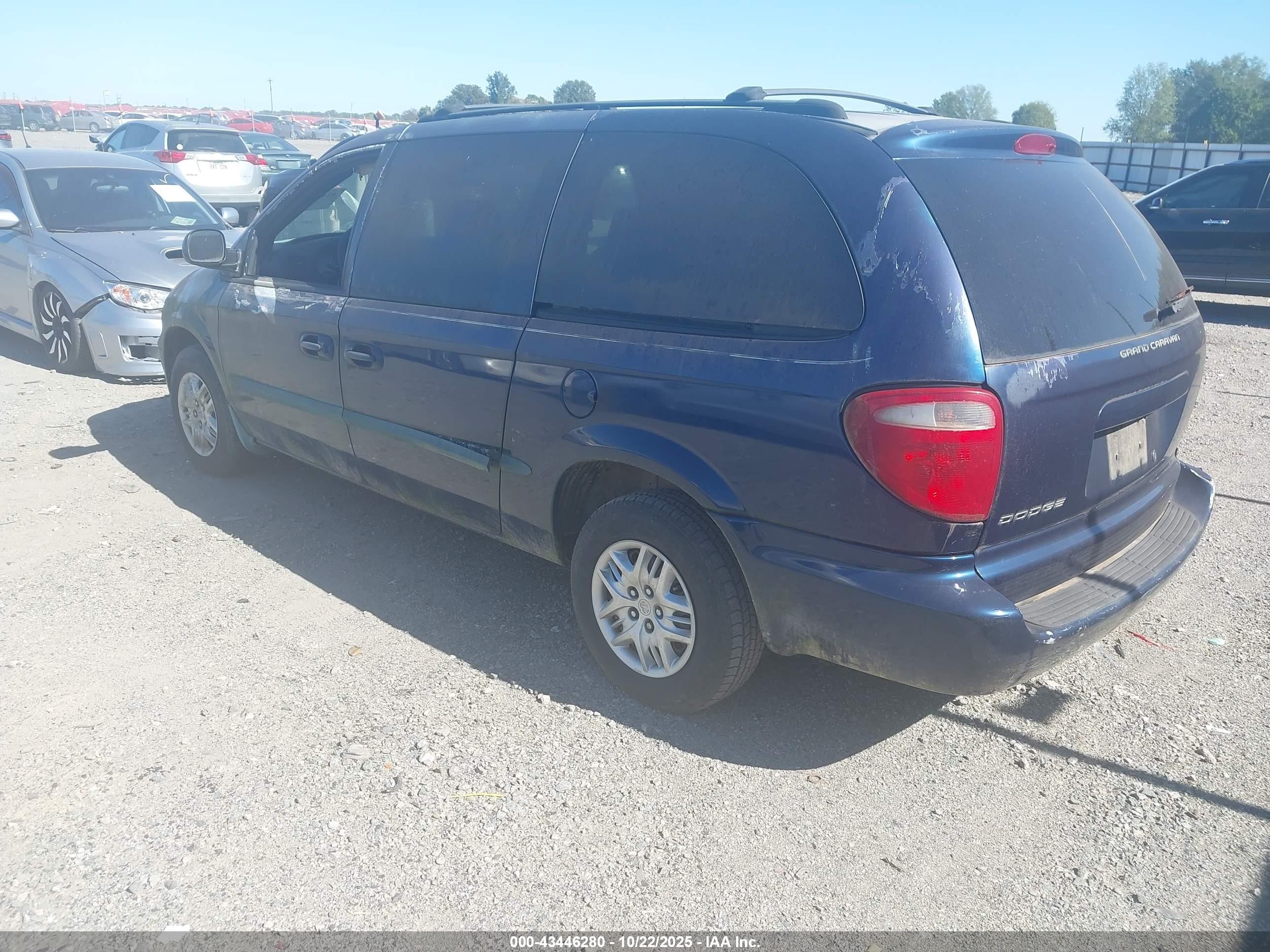 2002 Dodge Caravan Sport Navy vin: 1B4GP443X2B707150
