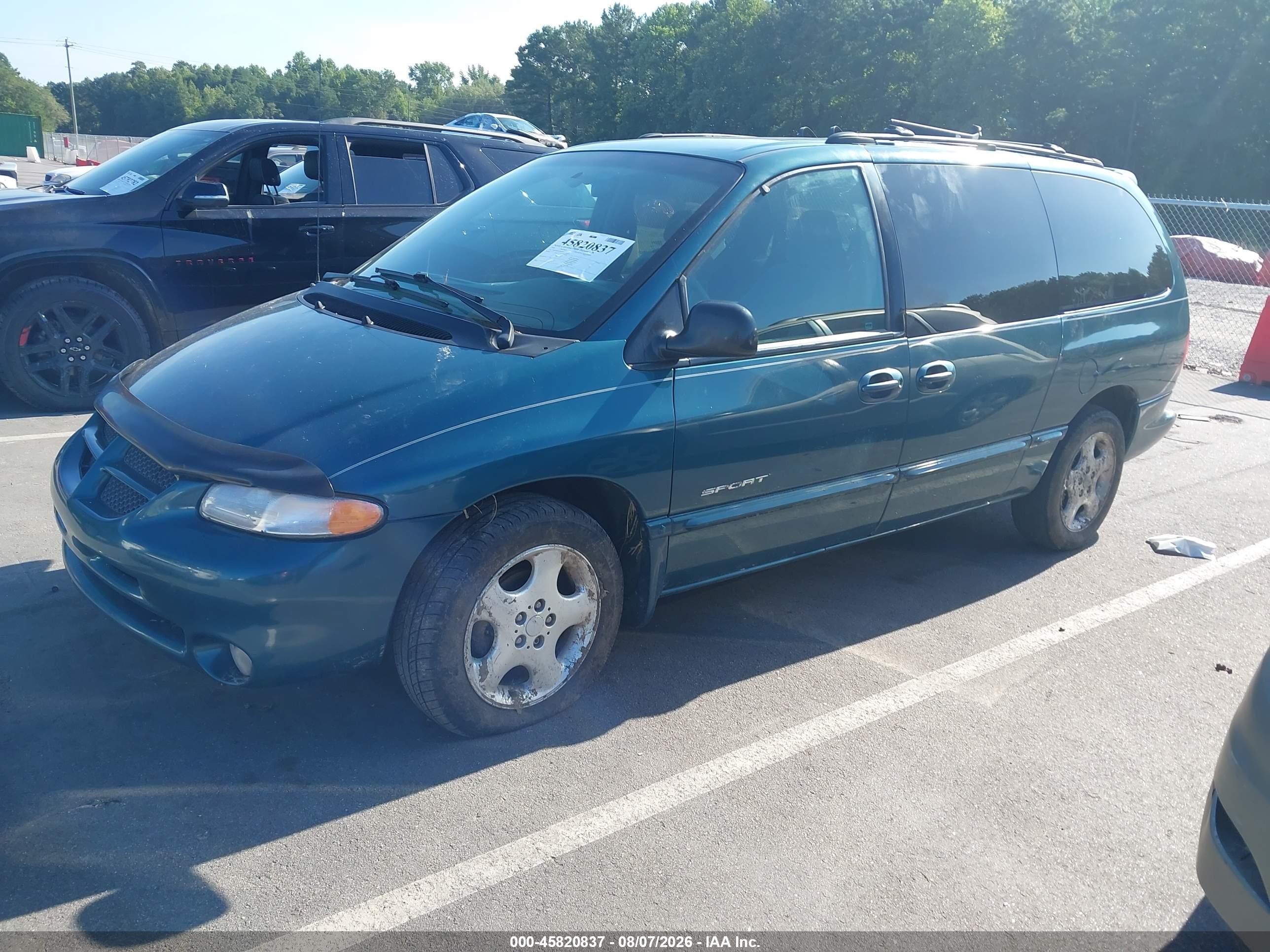 2000 Dodge Grand Caravan Se Зеленый vin: 1B4GP44G1YB589131