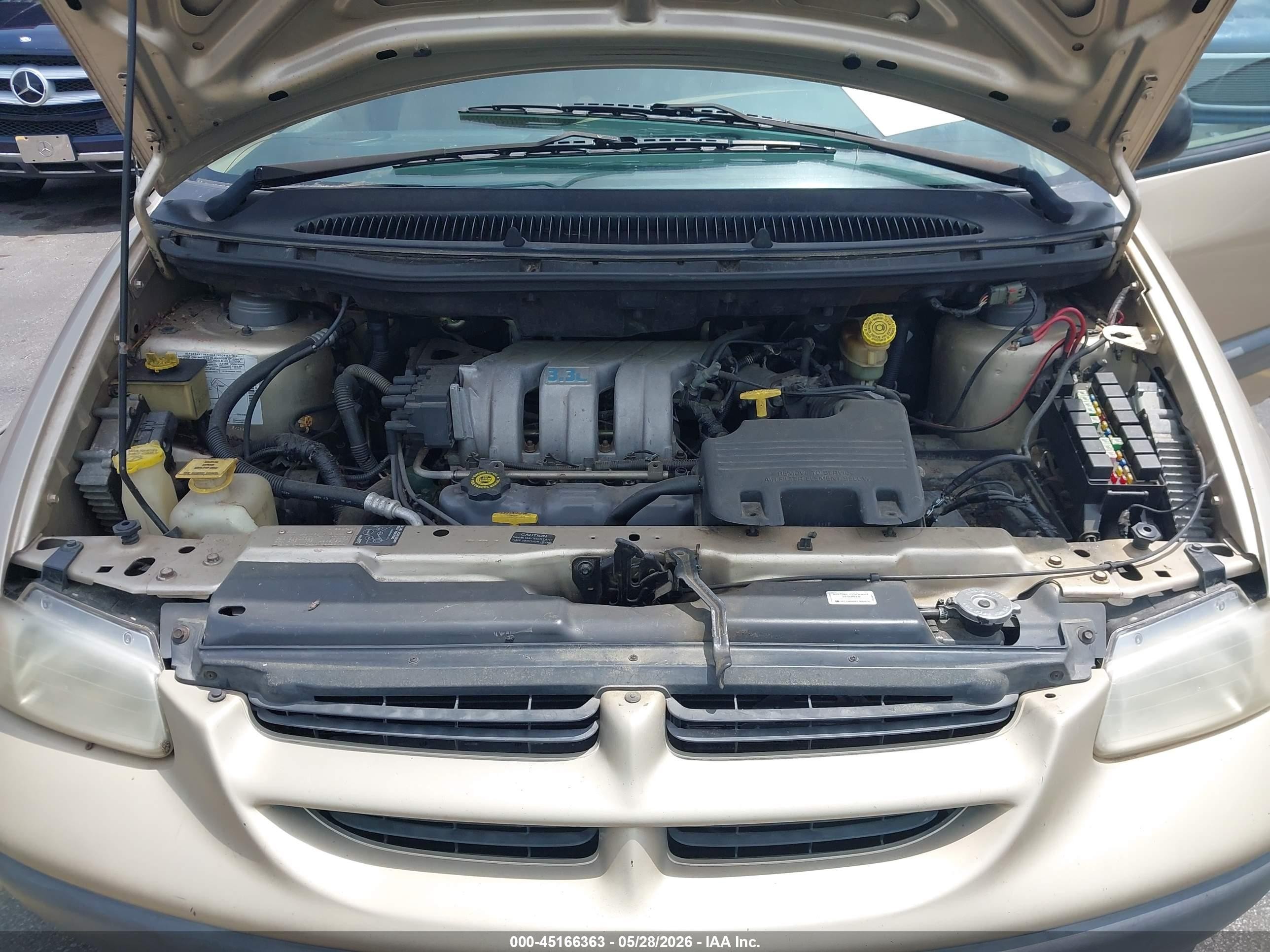 2000 Dodge Grand Caravan Se Beige vin: 1B4GP44G1YB638103
