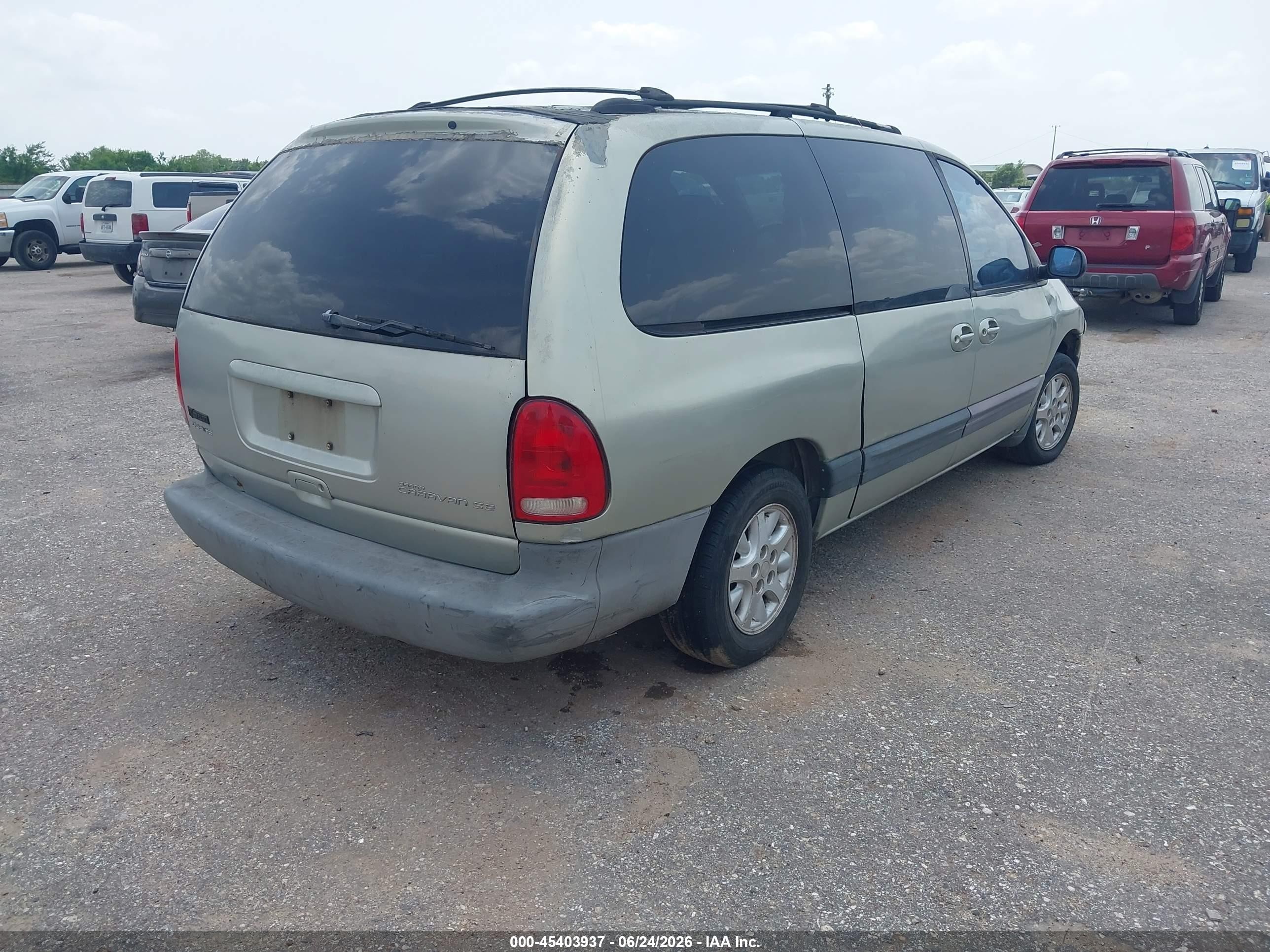 1999 Dodge Grand Caravan Se Gold vin: 1B4GP44G2XB923875